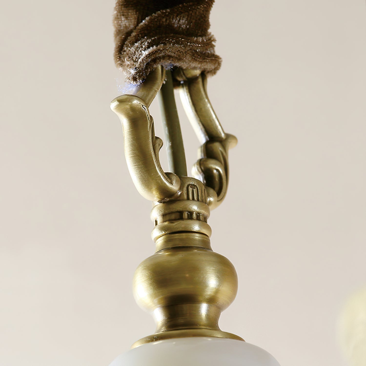Lustra Kronleuchter Gold Laterne Rahmen-Letslighting