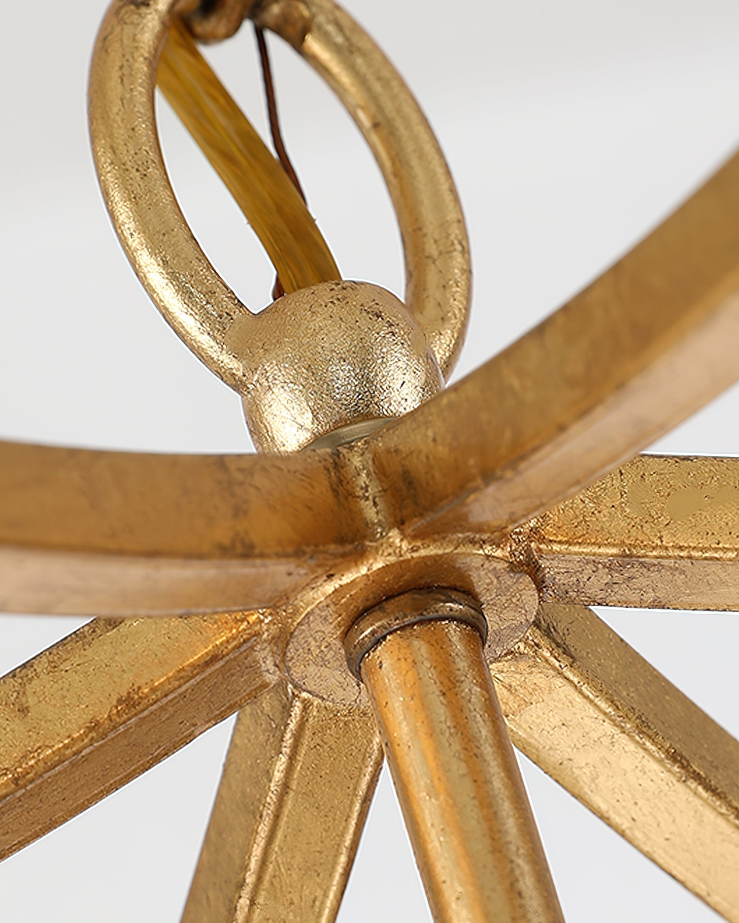 Lustra Kronleuchter Gold Laterne Rahmen-Letslighting