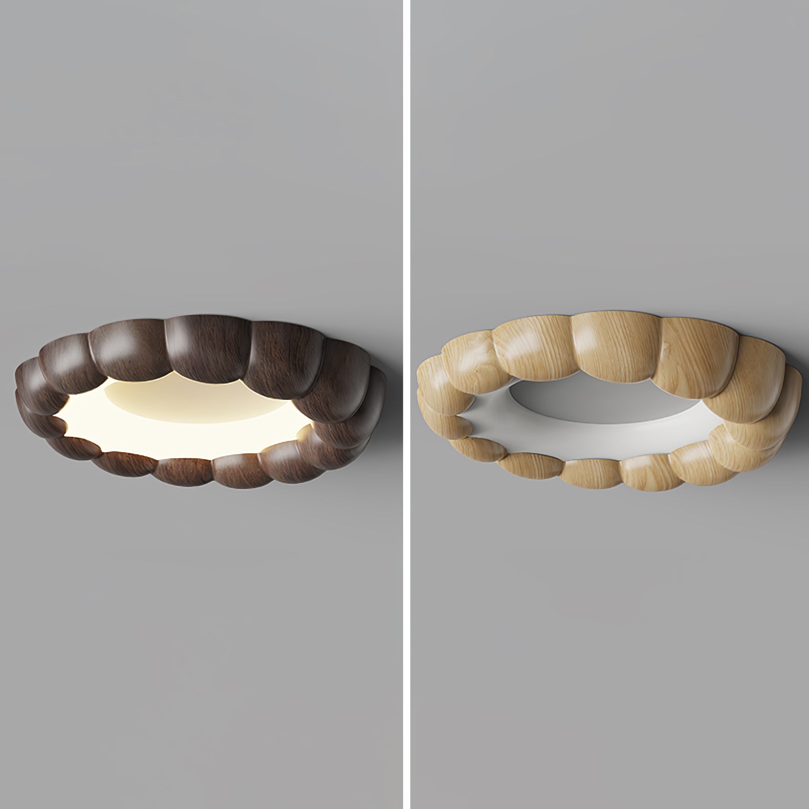 Eraeiel Traditionell Eleganz Ripple Deckenleuchte-Letslighting