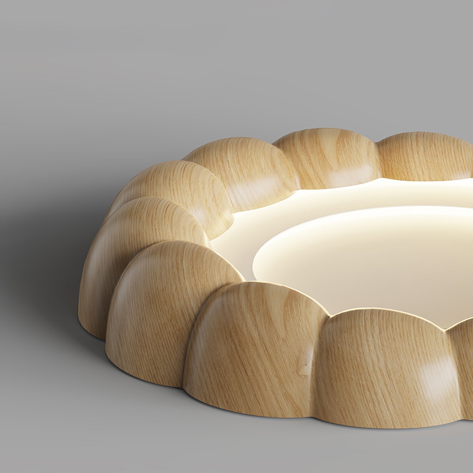 Eraeiel Traditionell Eleganz Ripple Deckenleuchte-Letslighting