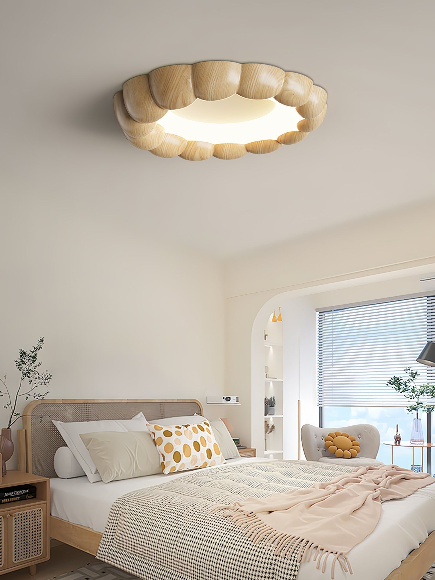 Eraeiel Traditionell Eleganz Ripple Deckenleuchte-Letslighting