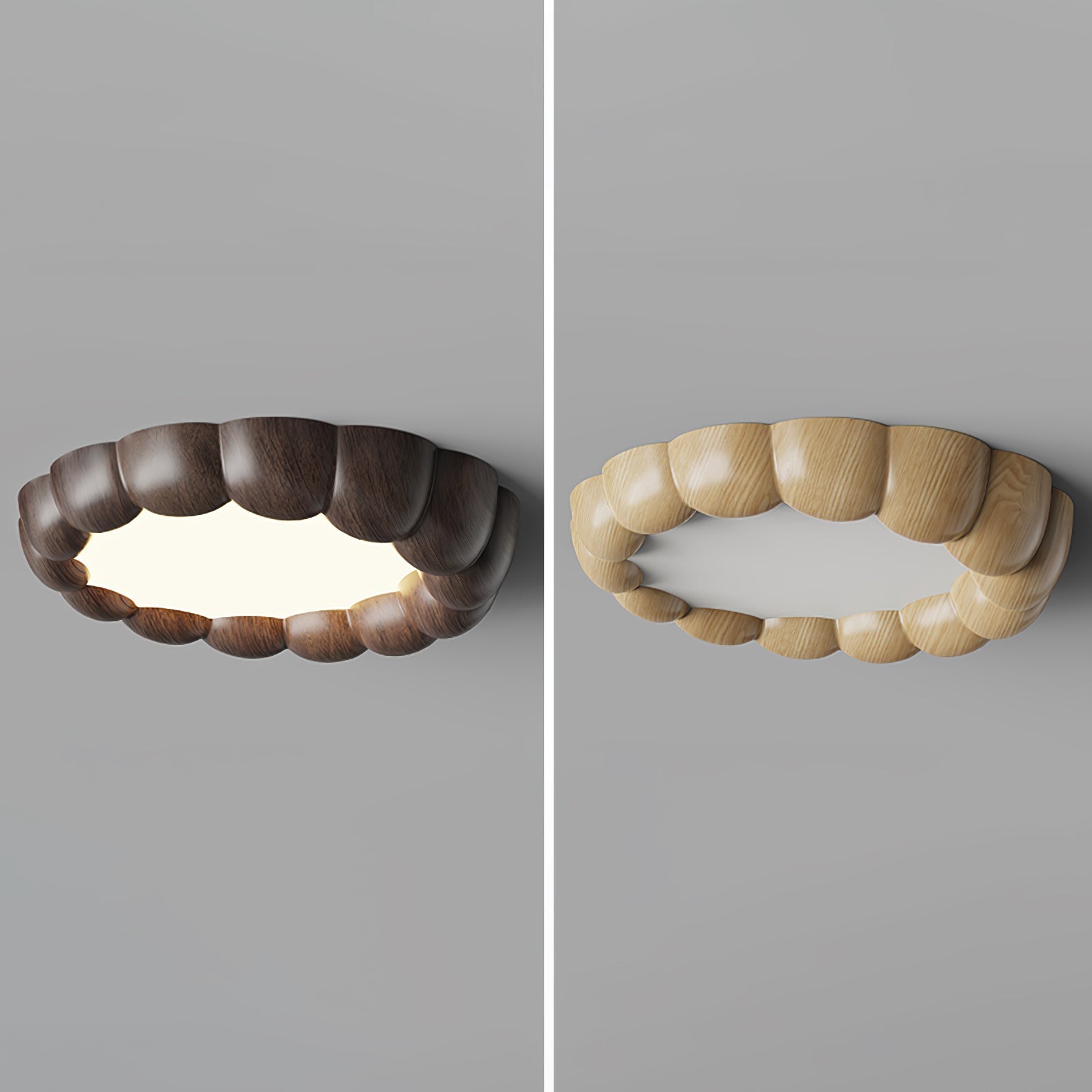 Eraeiel Traditionell Eleganz Ripple Deckenleuchte-Letslighting