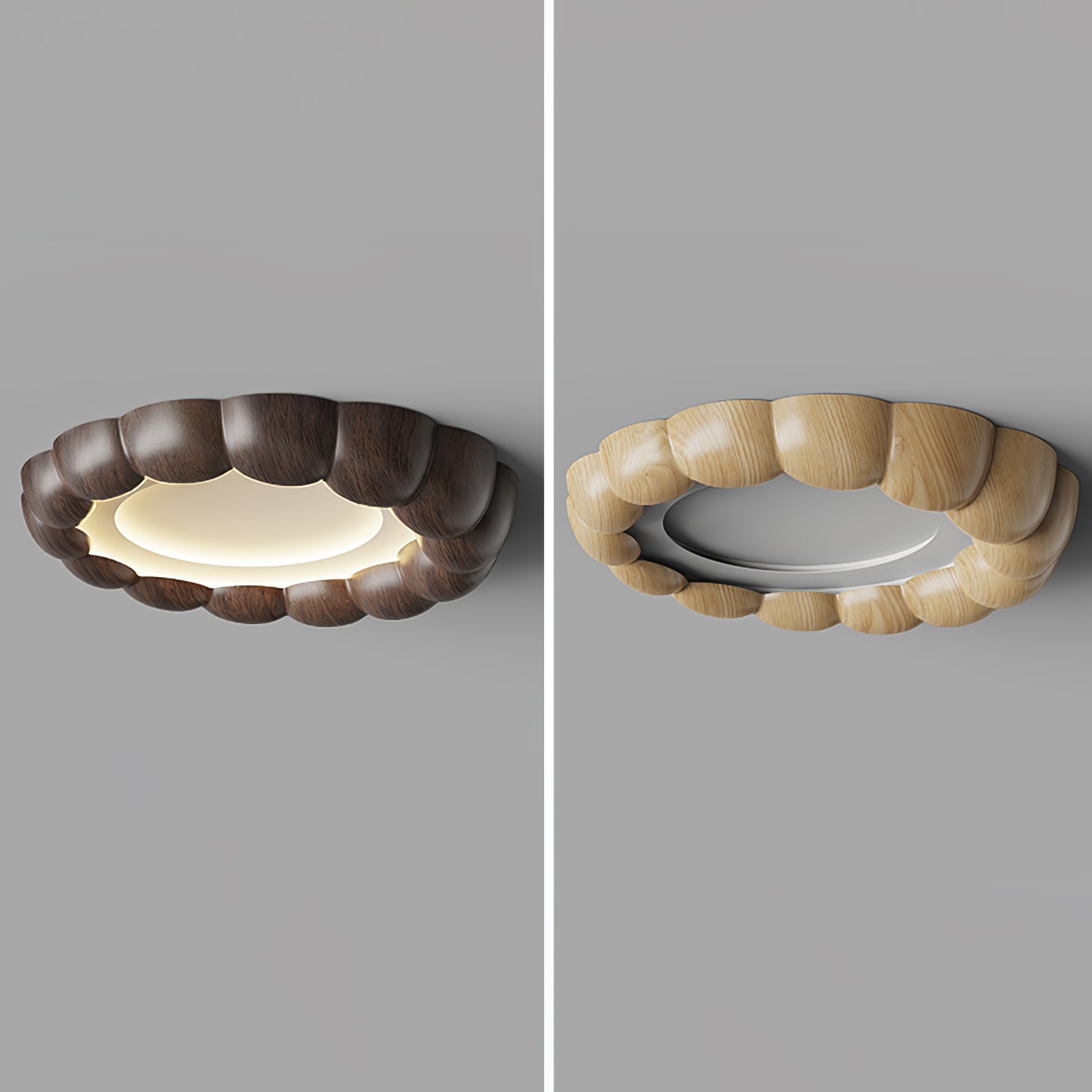 Eraeiel Traditionell Eleganz Ripple Deckenleuchte-Letslighting