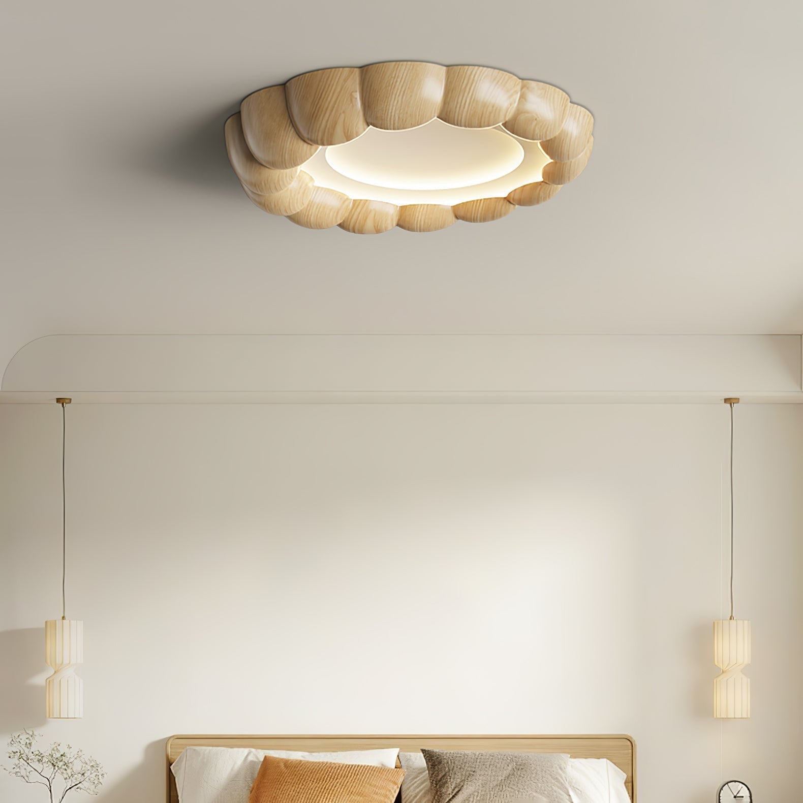 Eraeiel Traditionell Eleganz Ripple Deckenleuchte-Letslighting