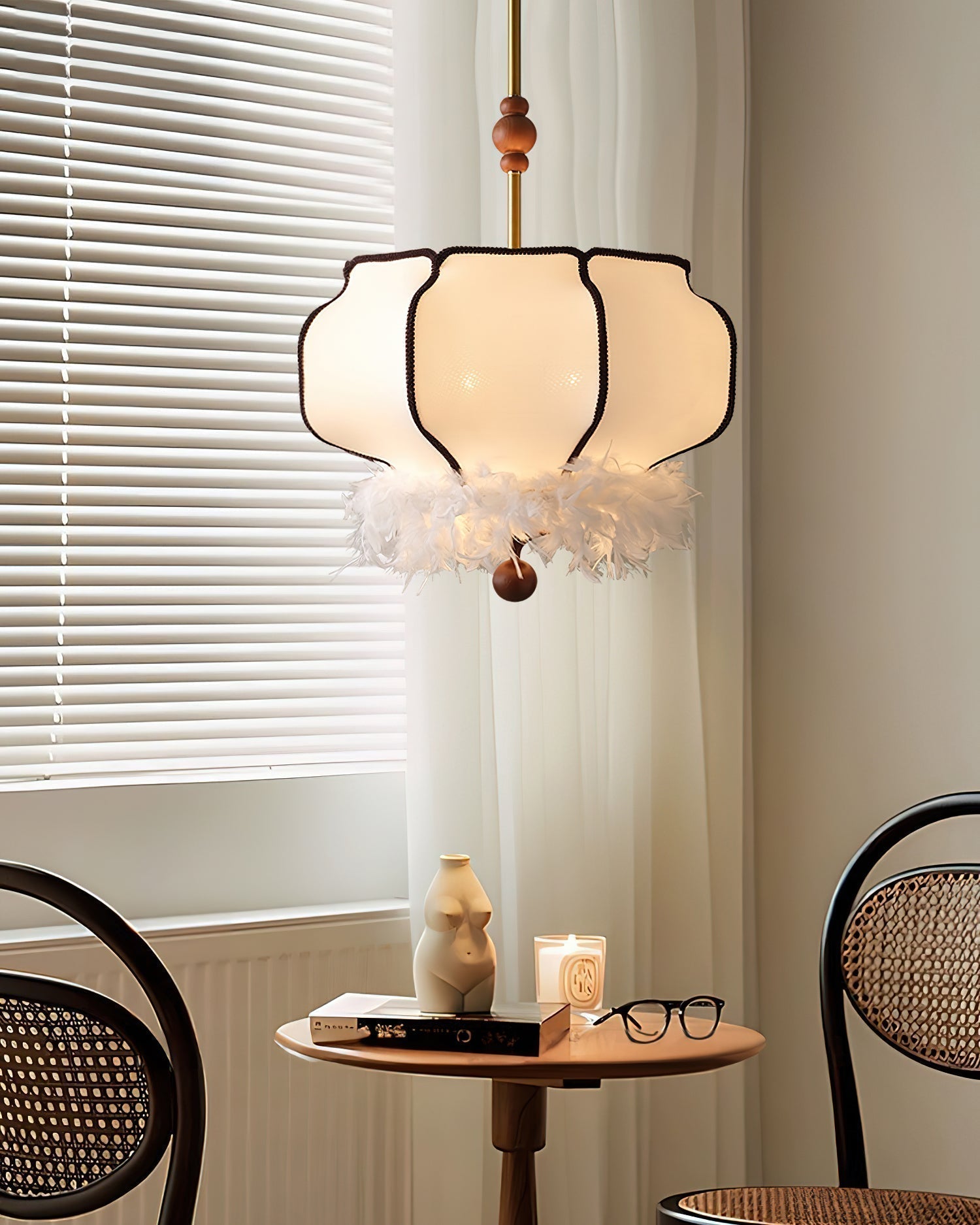 Grace Luxus Stoff Pendelleuchte Leuchte-Letslighting