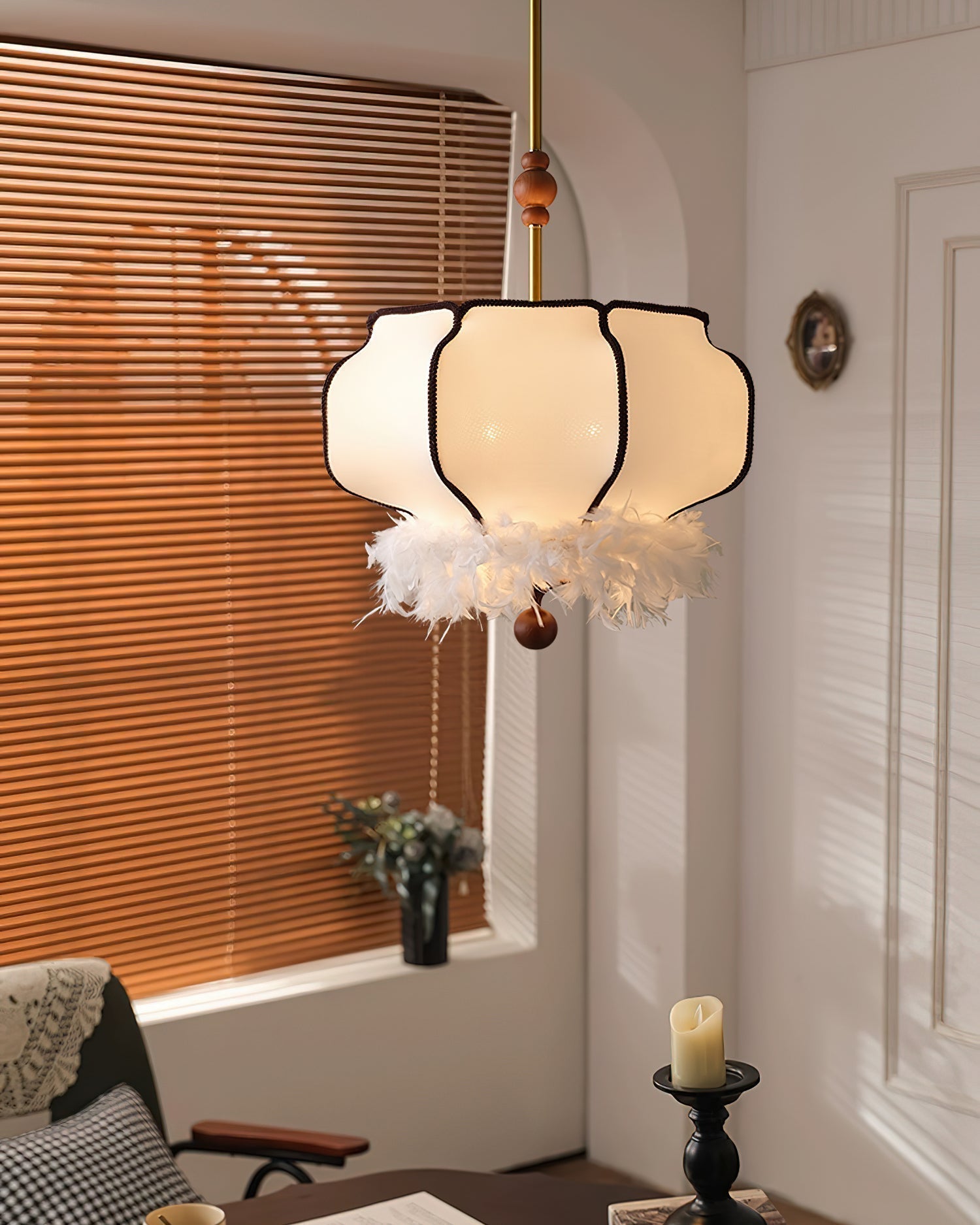 Grace Luxus Stoff Pendelleuchte Leuchte-Letslighting