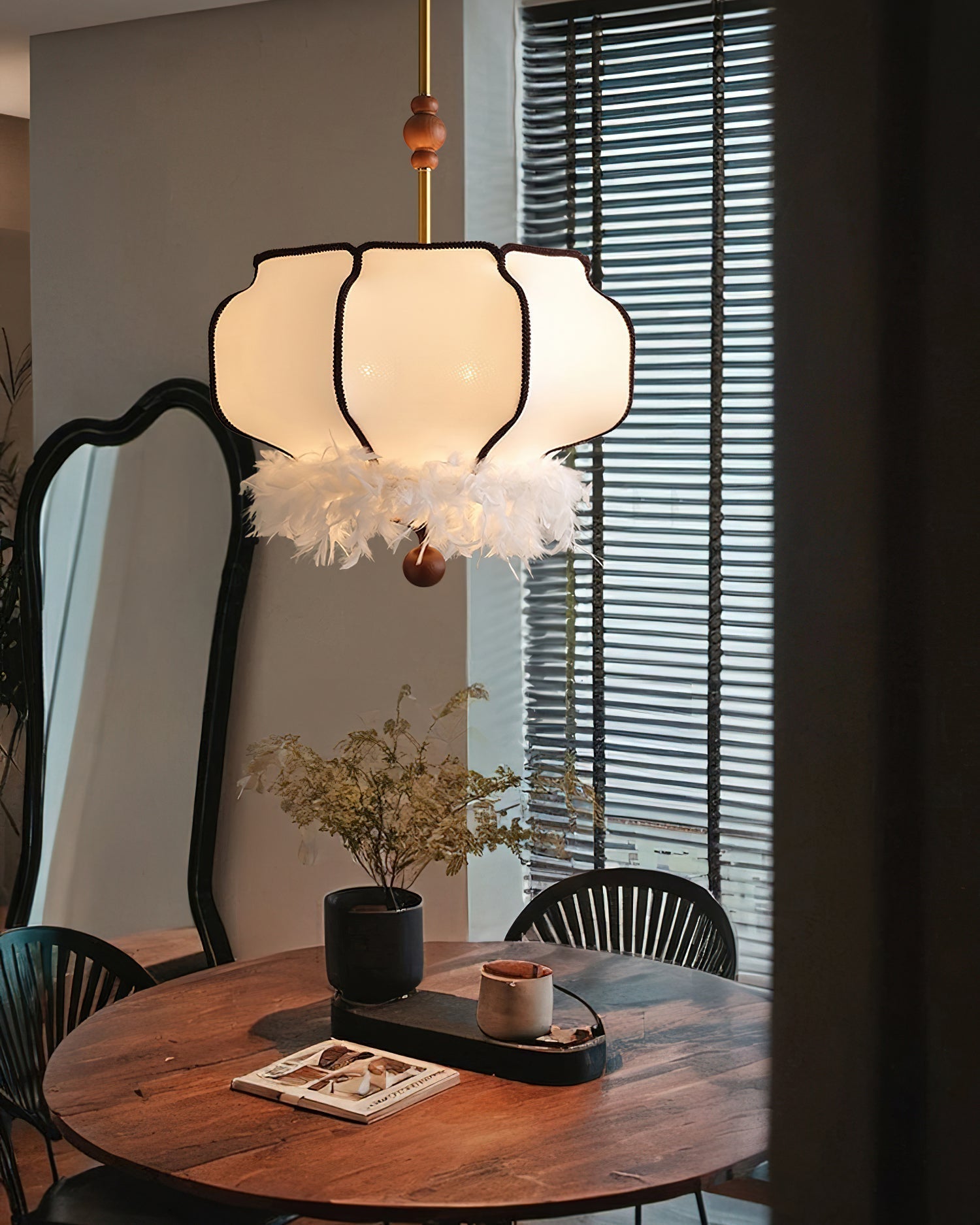 Grace Luxus Stoff Pendelleuchte Leuchte-Letslighting