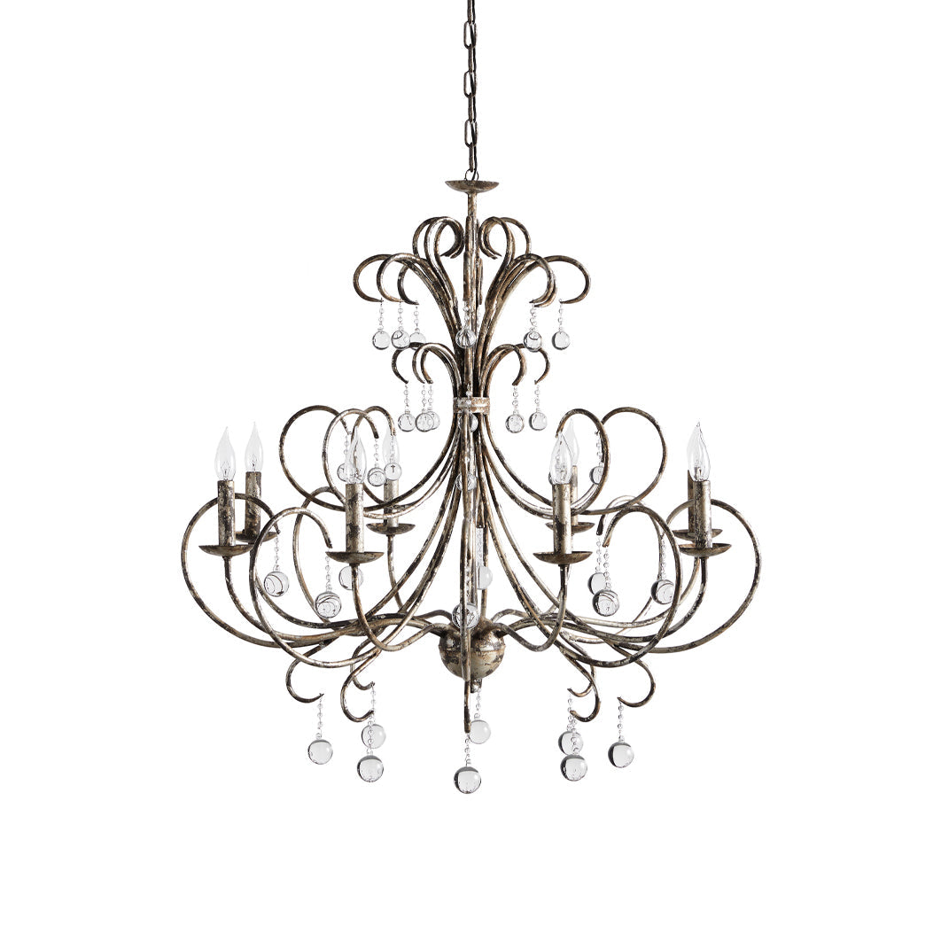 Ermira Postmoderner Luxus Glas-Kristall-Kronleuchter-Letslighting