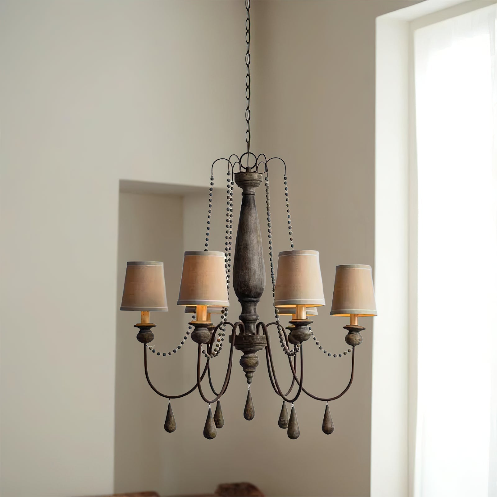 Arshaor Postmoderner Luxus Holz-Kronleuchter-Letslighting