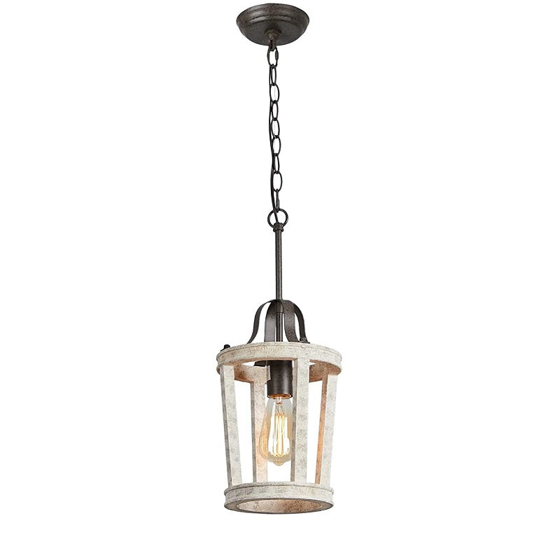 Veraeen Vintage Industrial Trommel Stoff Pendelleuchte-Letslighting