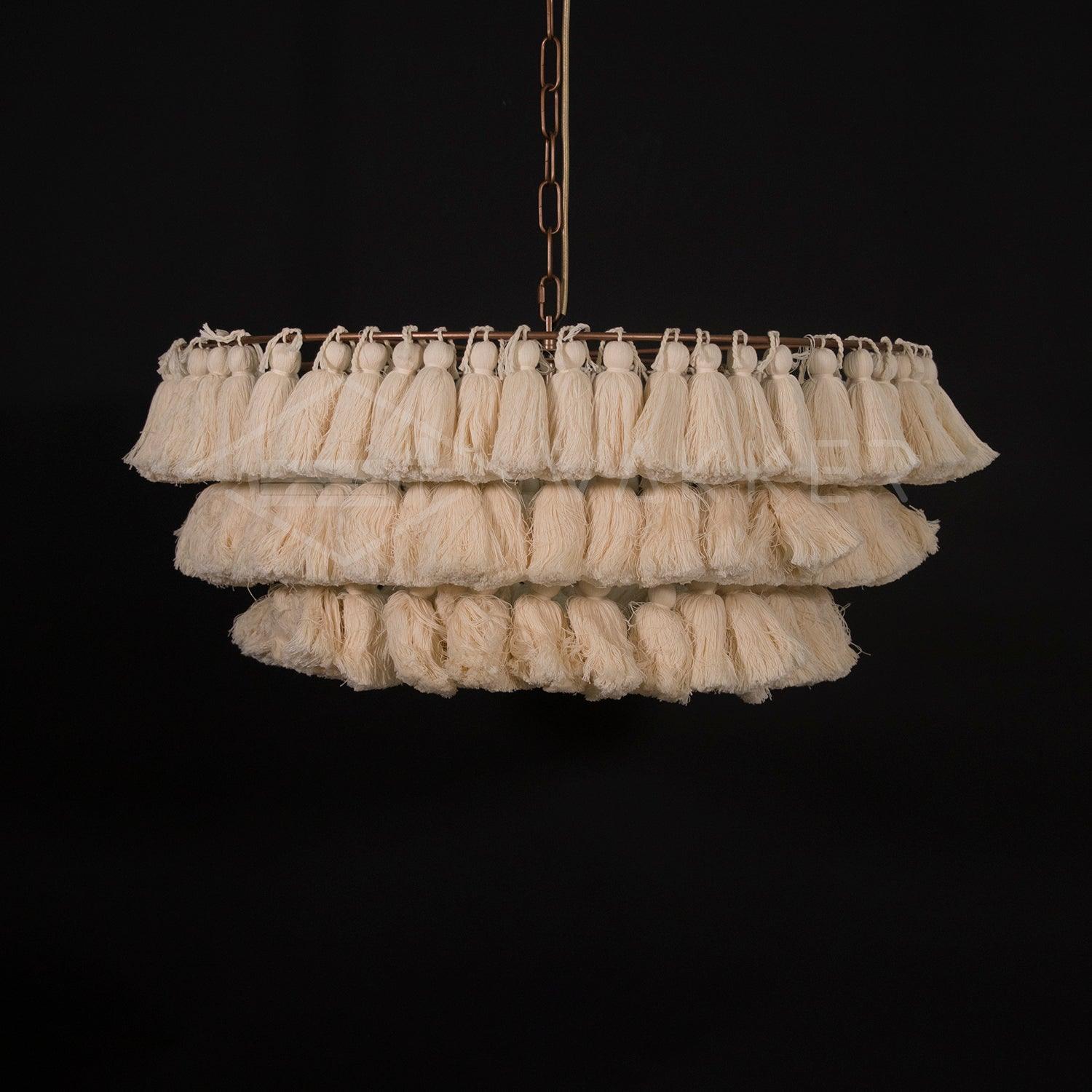 Lustra Kronleuchter Pink Boho Chic-Letslighting