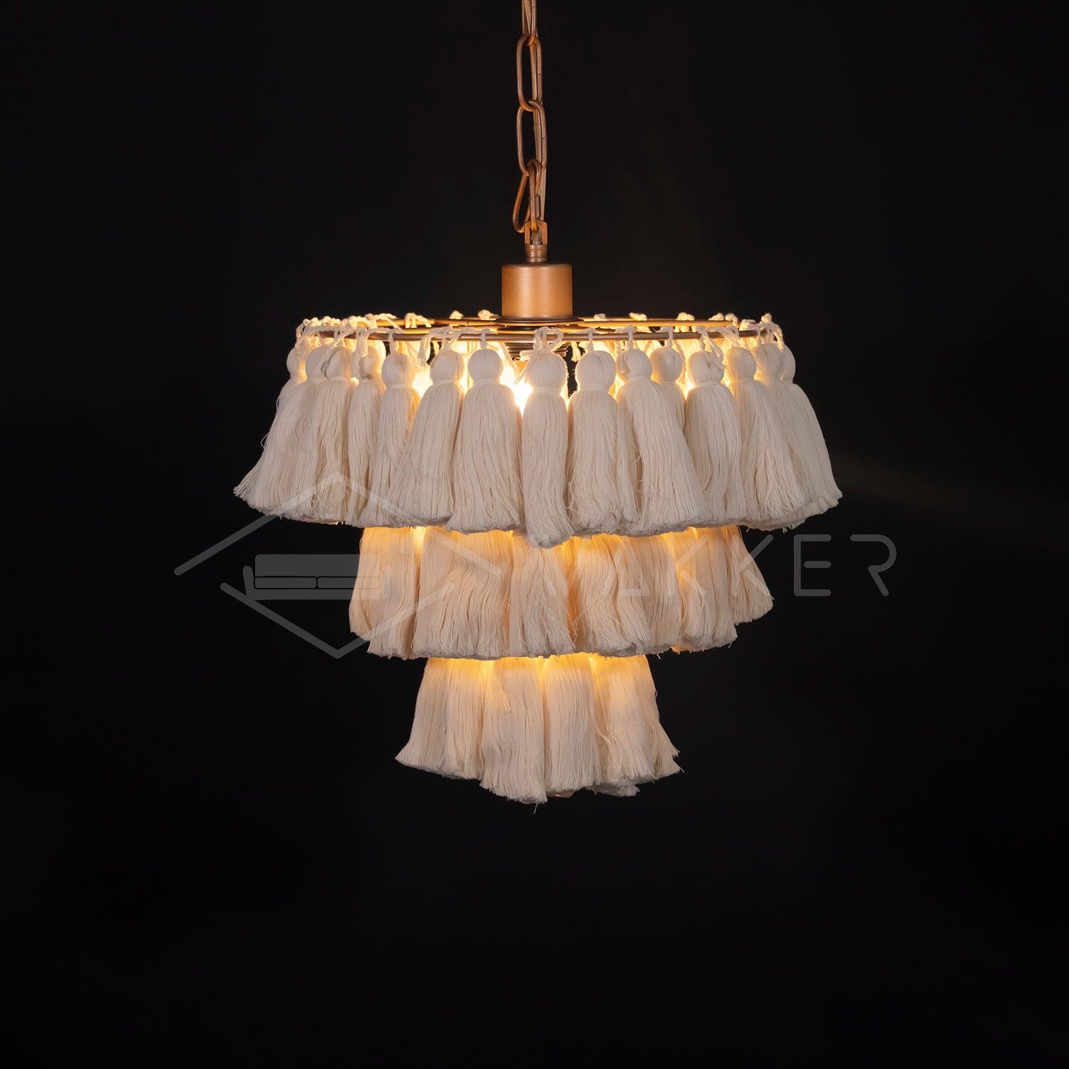 Lustra Kronleuchter Pink Boho Chic-Letslighting