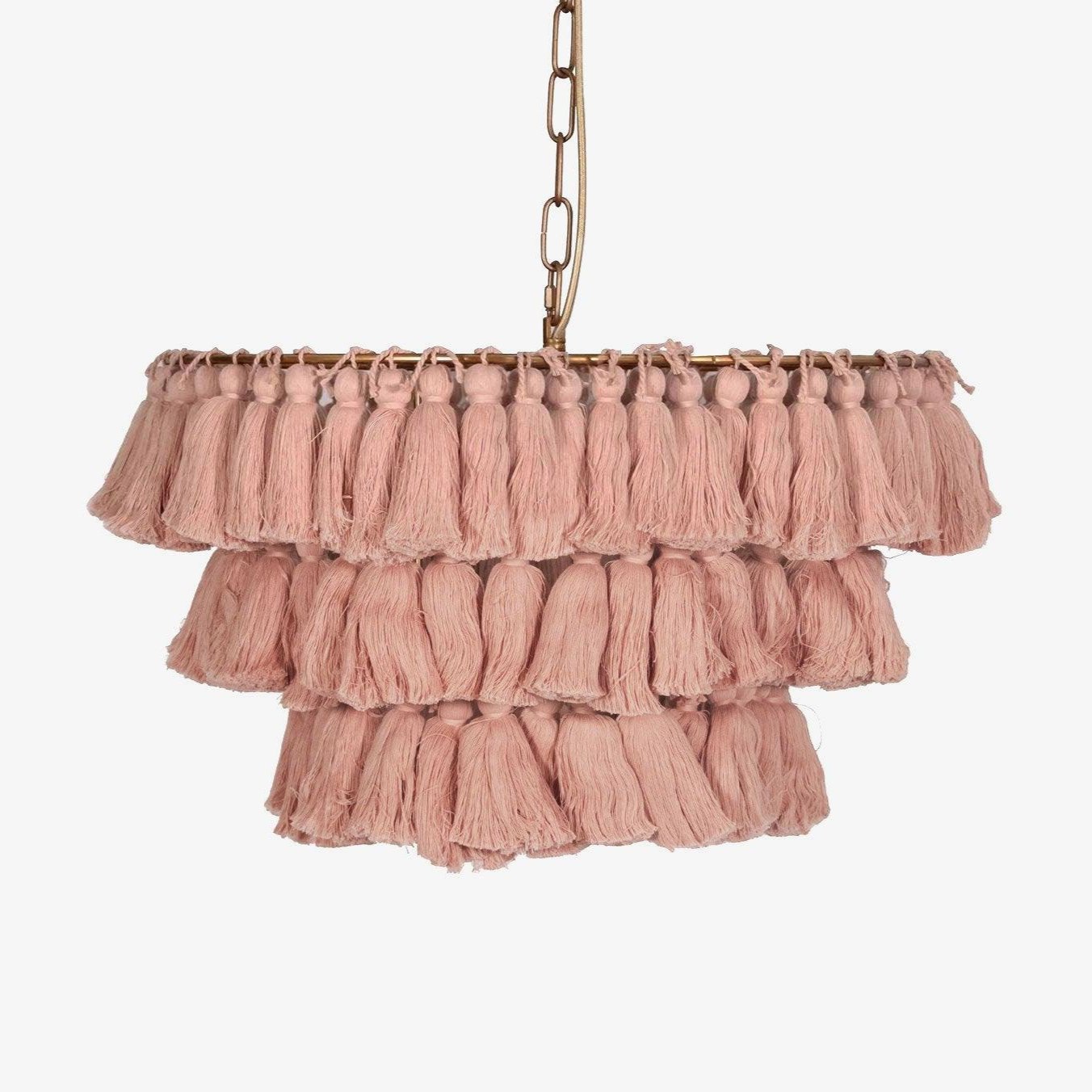 Lustra Kronleuchter Pink Boho Chic-Letslighting