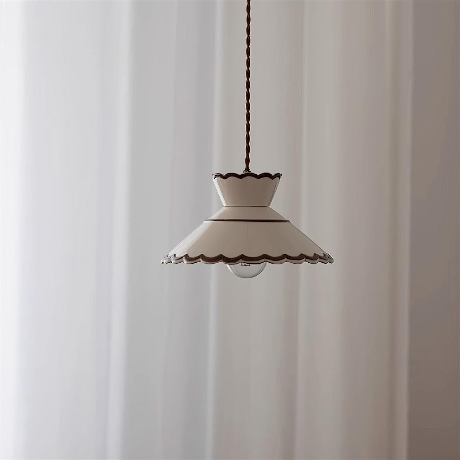 Grace Retro Keramik Pendelleuchte