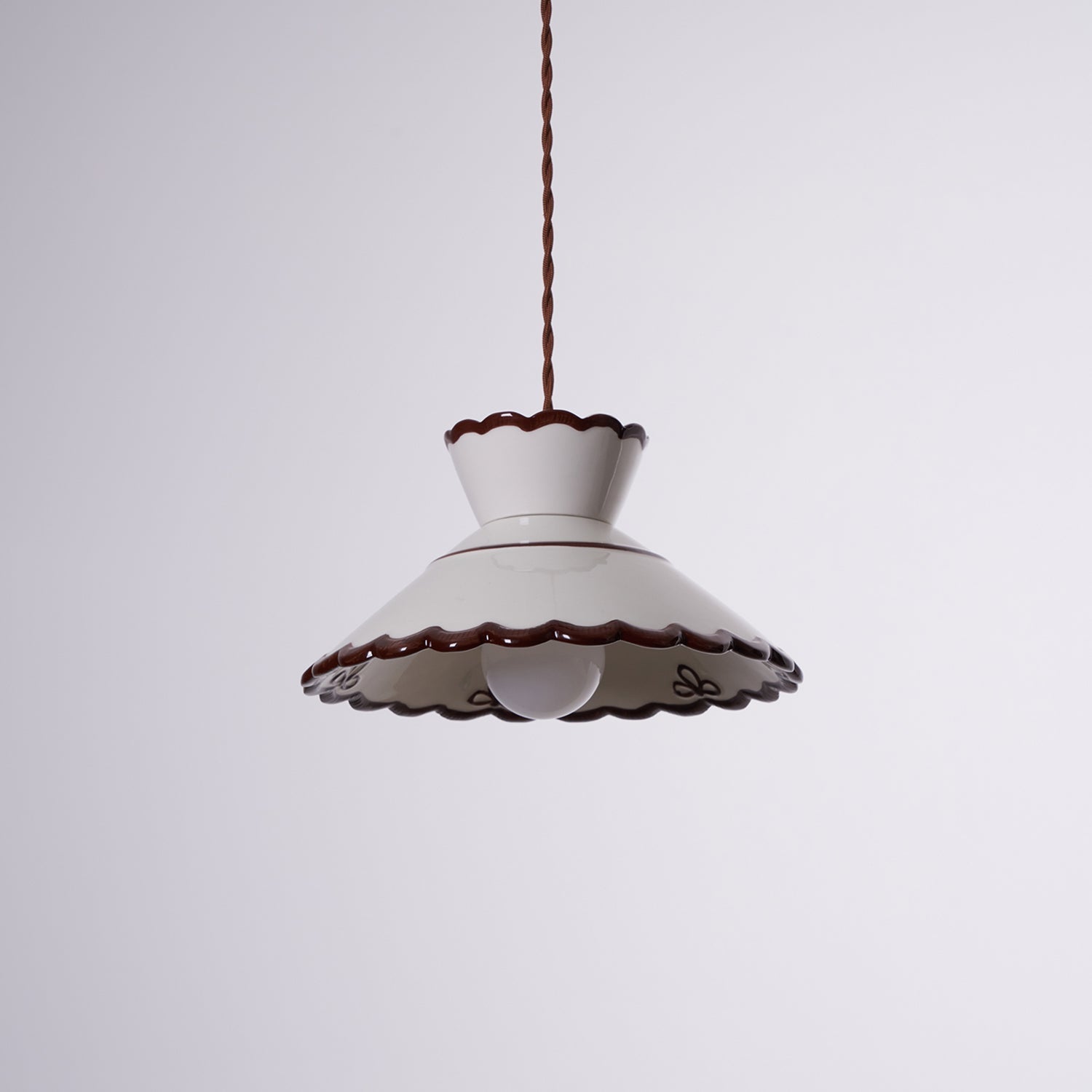 Grace Retro Keramik Pendelleuchte