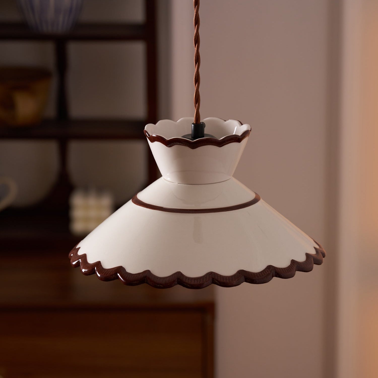 Grace Retro Keramik Pendelleuchte