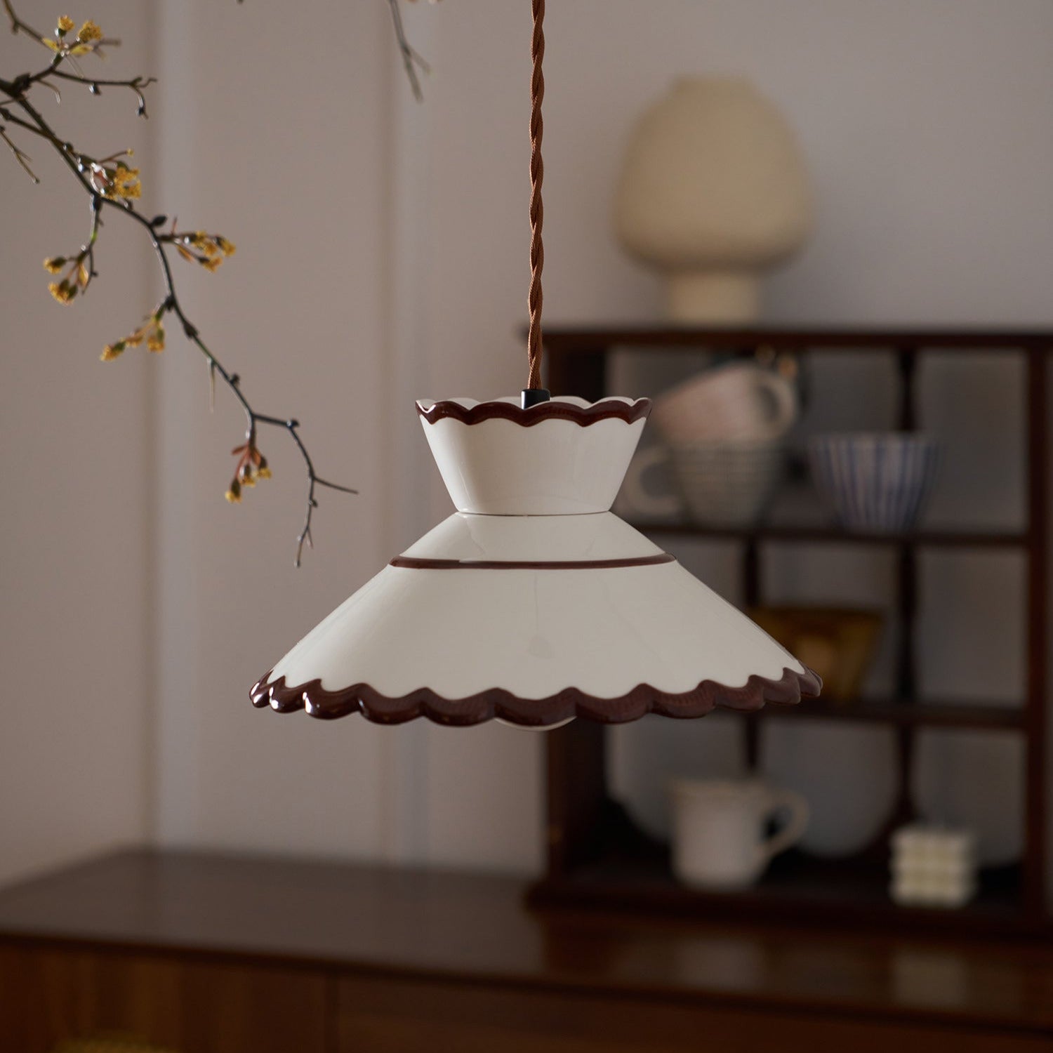 Grace Retro Keramik Pendelleuchte