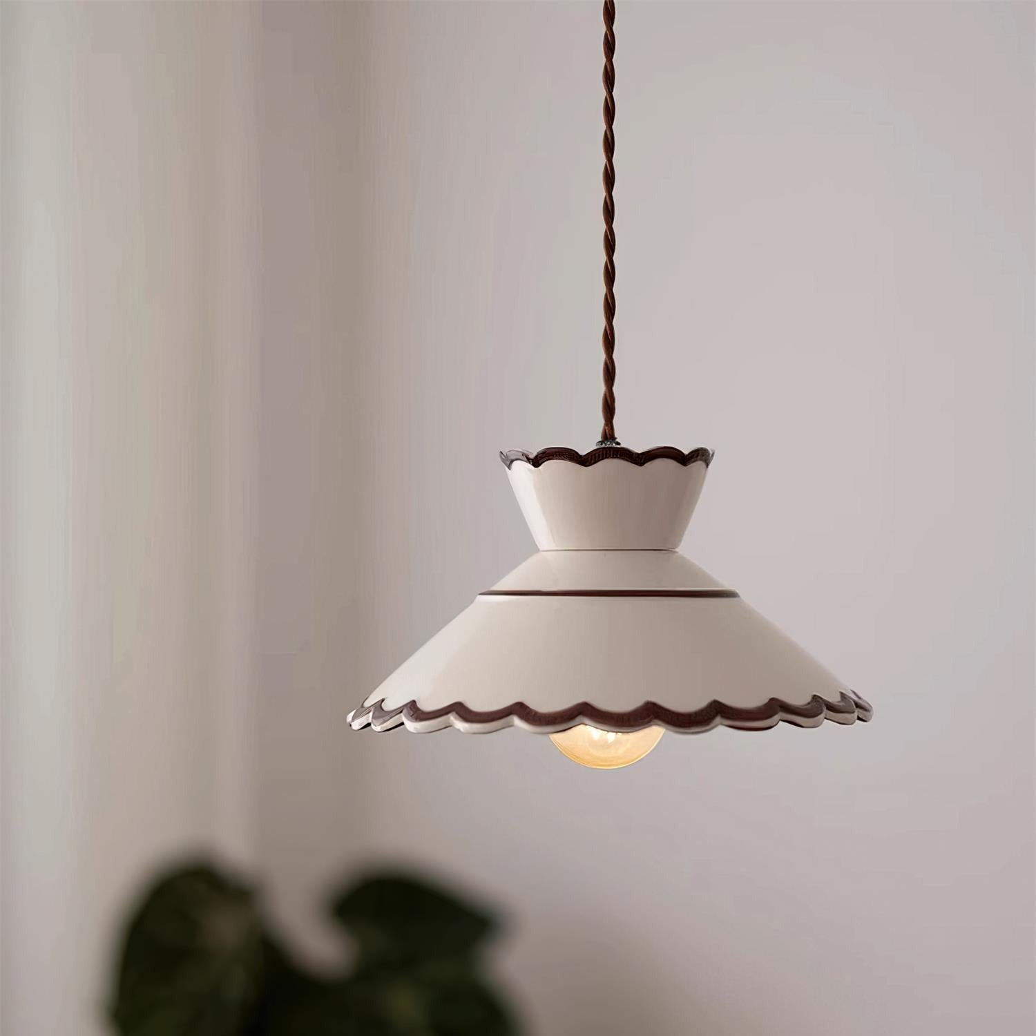 Grace Retro Keramik Pendelleuchte