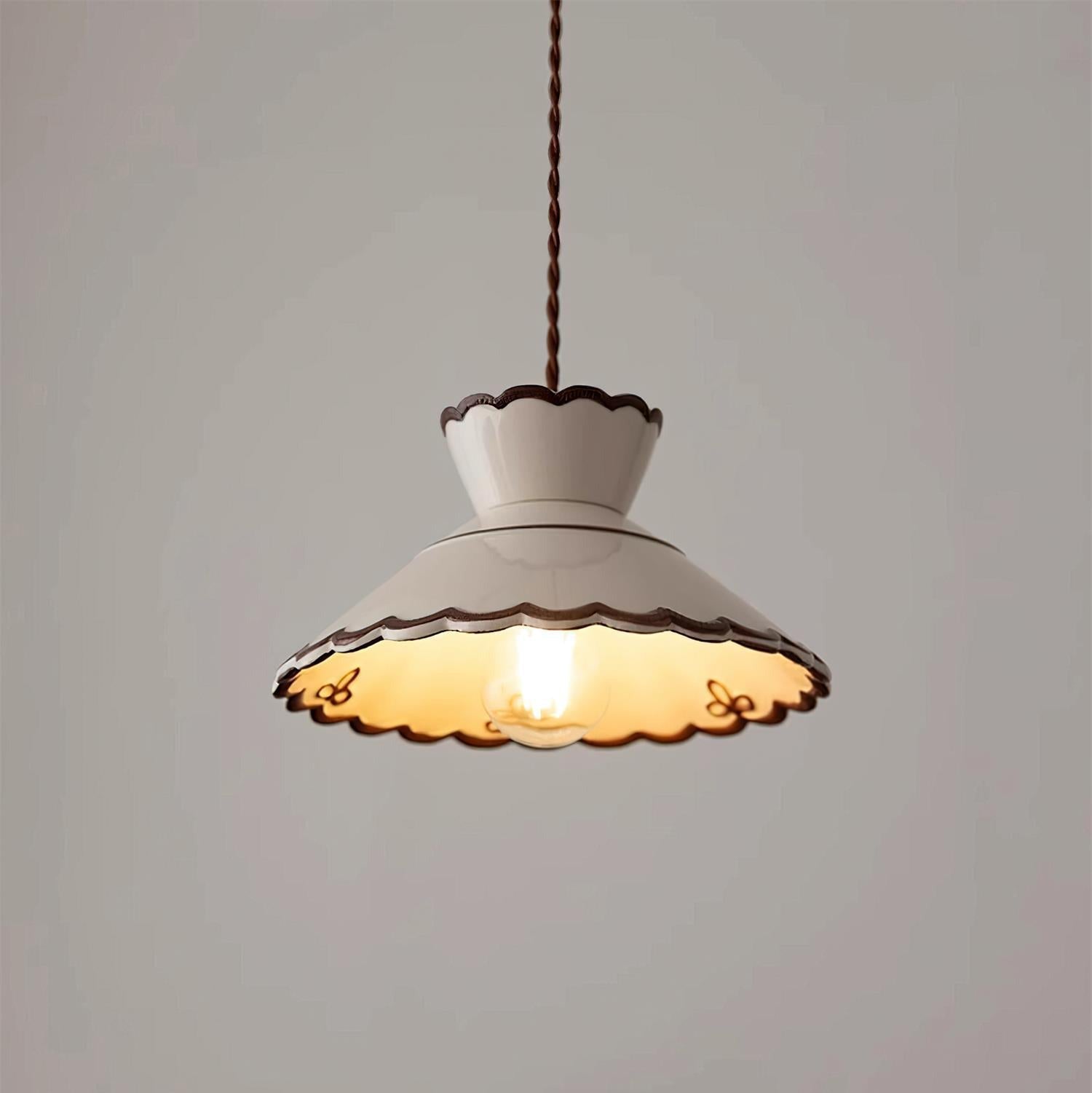 Grace Retro Keramik Pendelleuchte