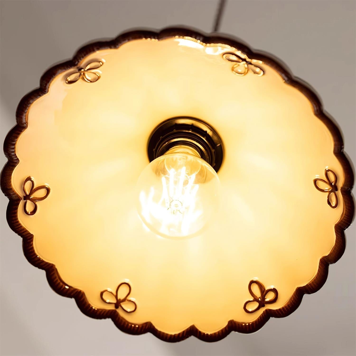 Grace Retro Keramik Pendelleuchte