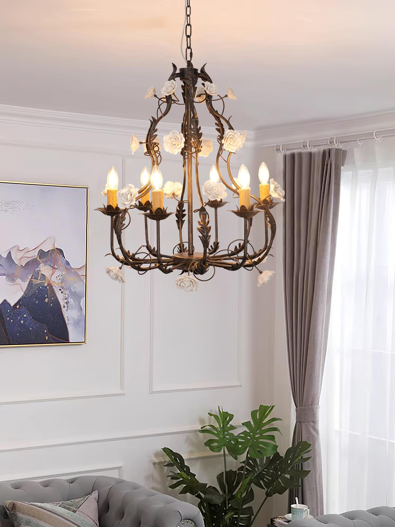Judy Eleganter Luxus-Kronleuchter aus Keramik-Letslighting