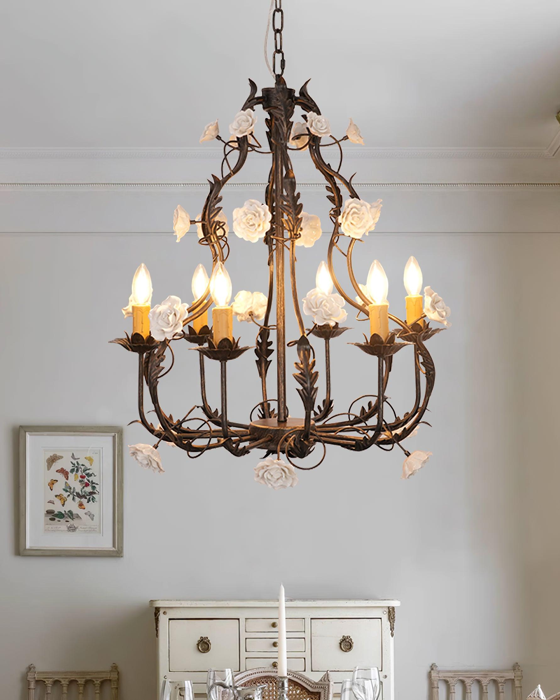 Judy Eleganter Luxus-Kronleuchter aus Keramik-Letslighting