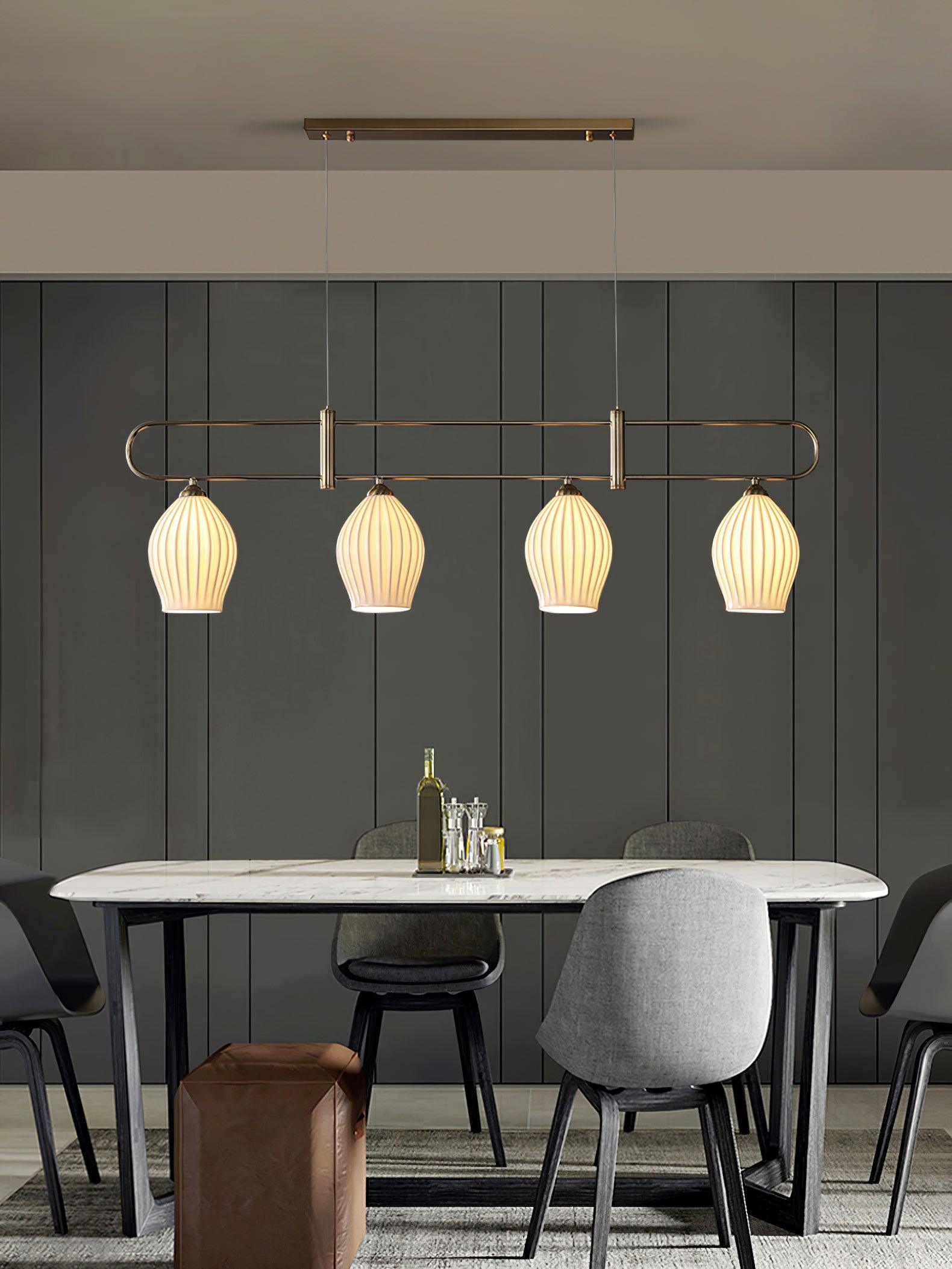 Arlirir Moderne Minimalistische Kunst-Keramik-Pendelleuchte-Letslighting