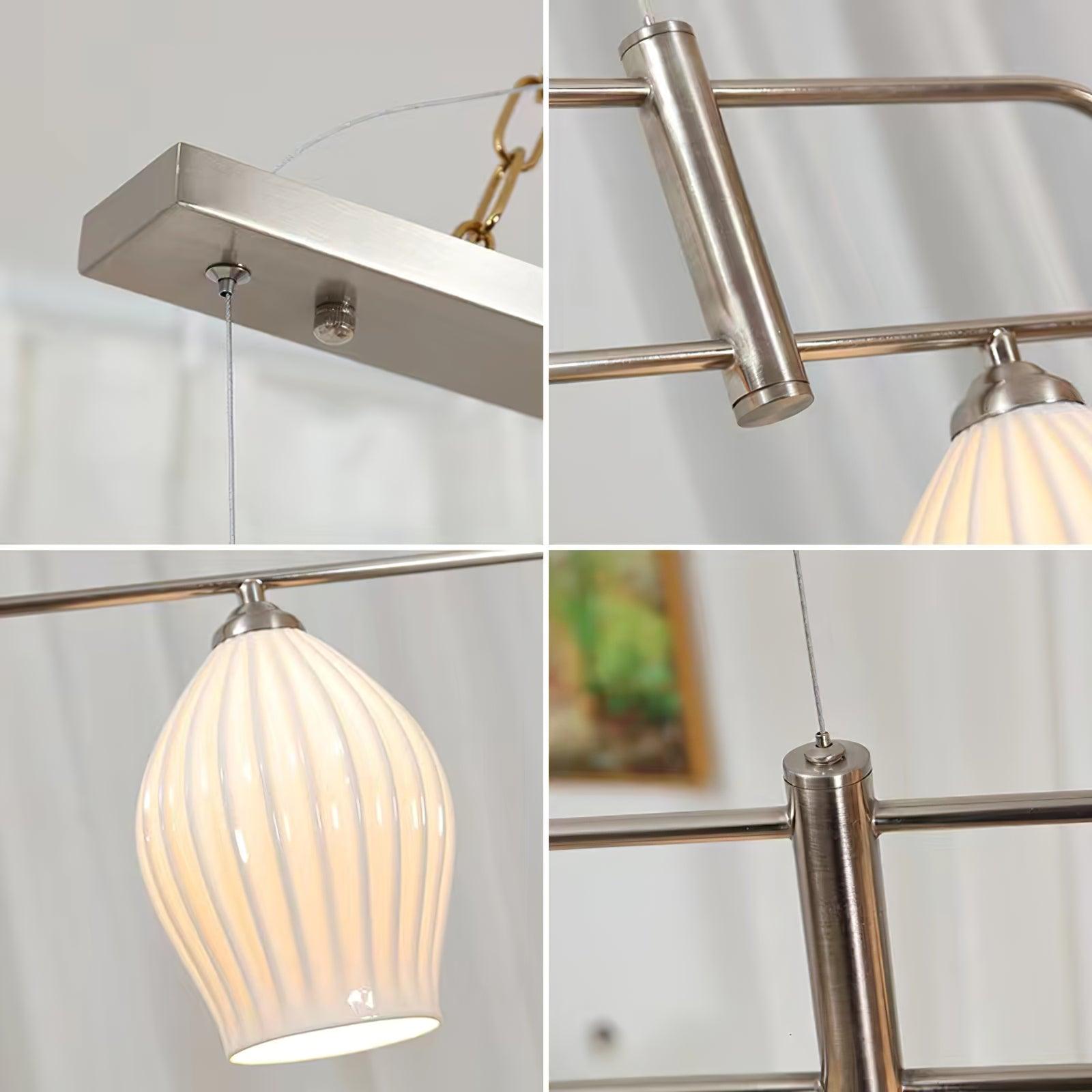 Arlirir Moderne Minimalistische Kunst-Keramik-Pendelleuchte-Letslighting