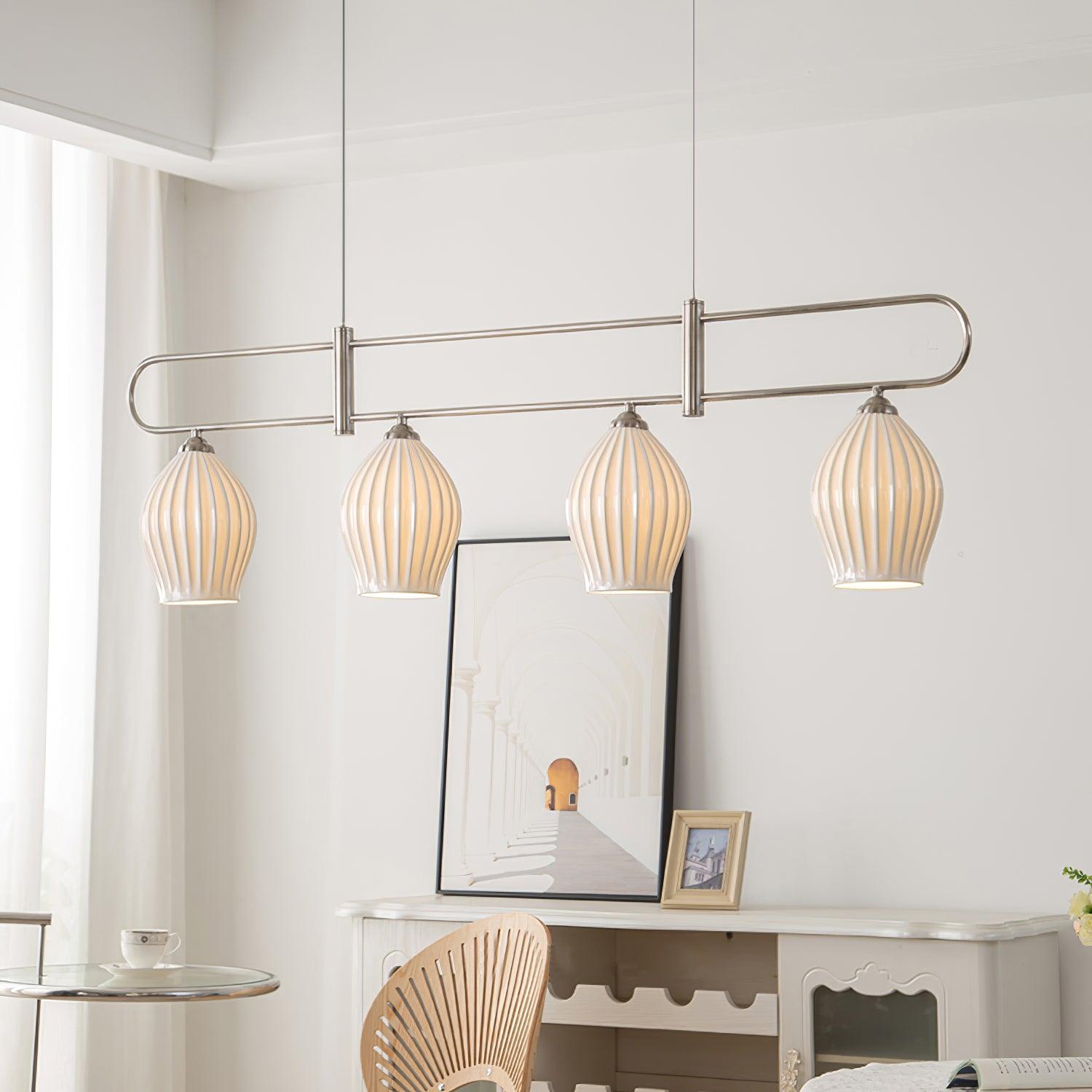 Arlirir Moderne Minimalistische Kunst-Keramik-Pendelleuchte-Letslighting