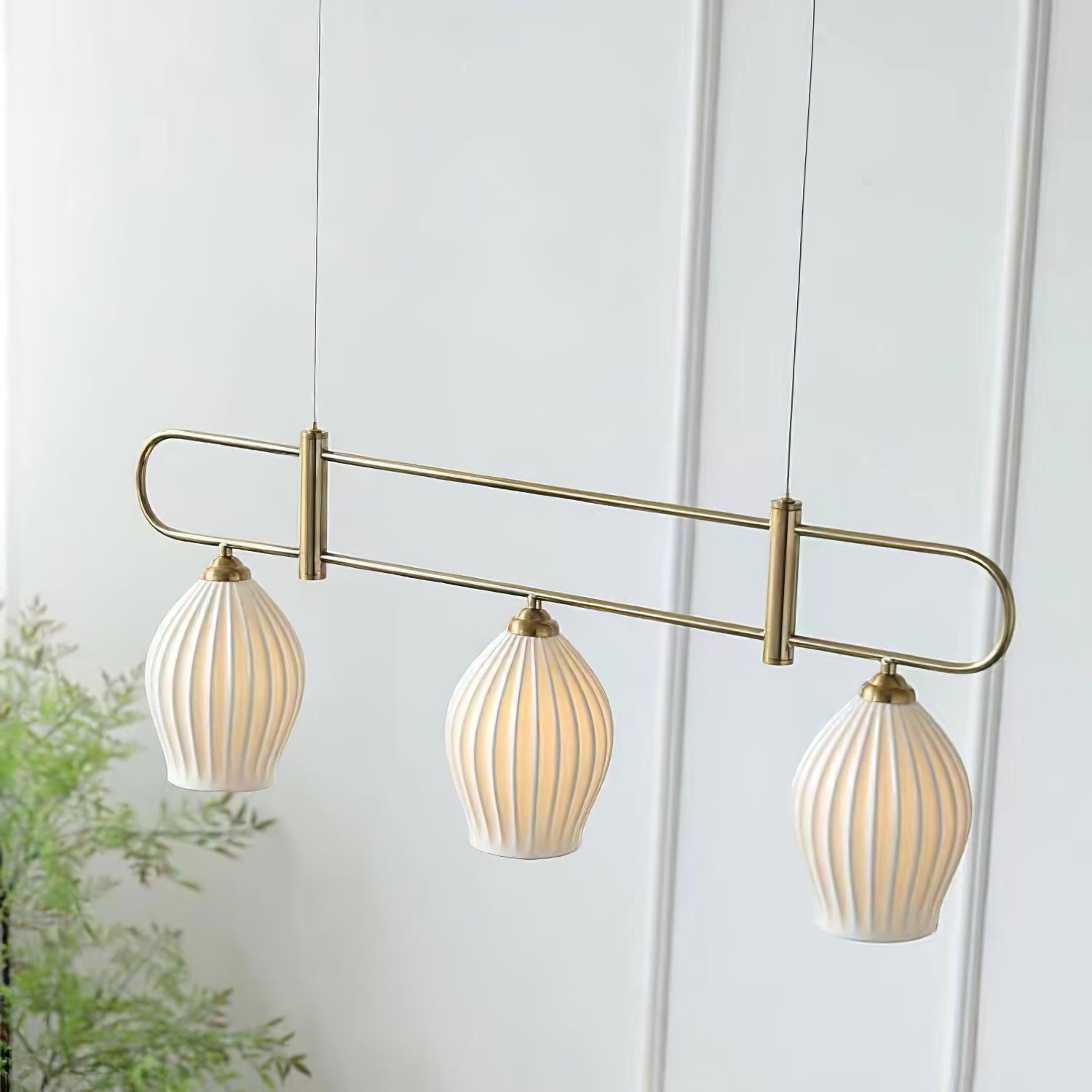 Arlirir Moderne Minimalistische Kunst-Keramik-Pendelleuchte-Letslighting
