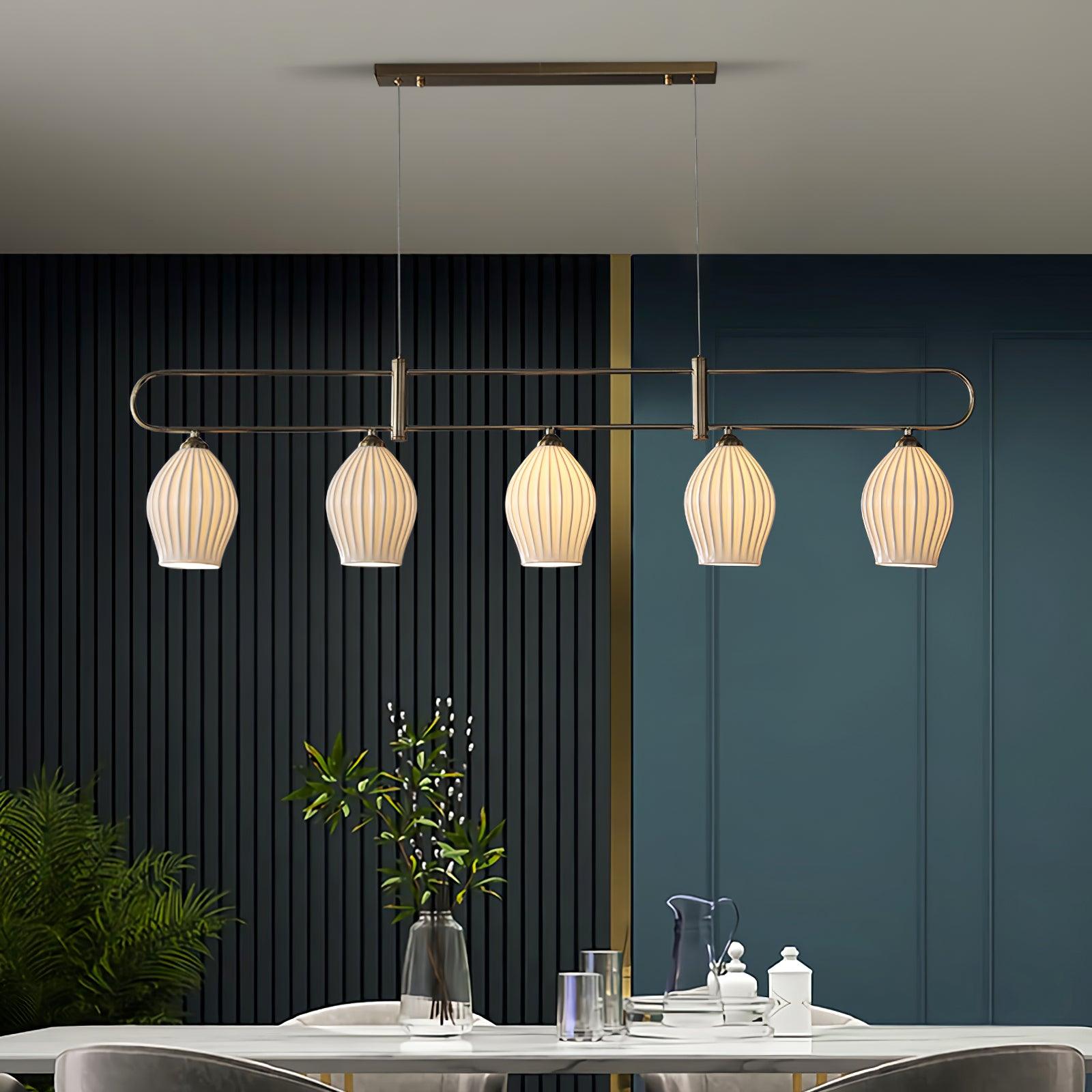 Arlirir Moderne Minimalistische Kunst-Keramik-Pendelleuchte-Letslighting