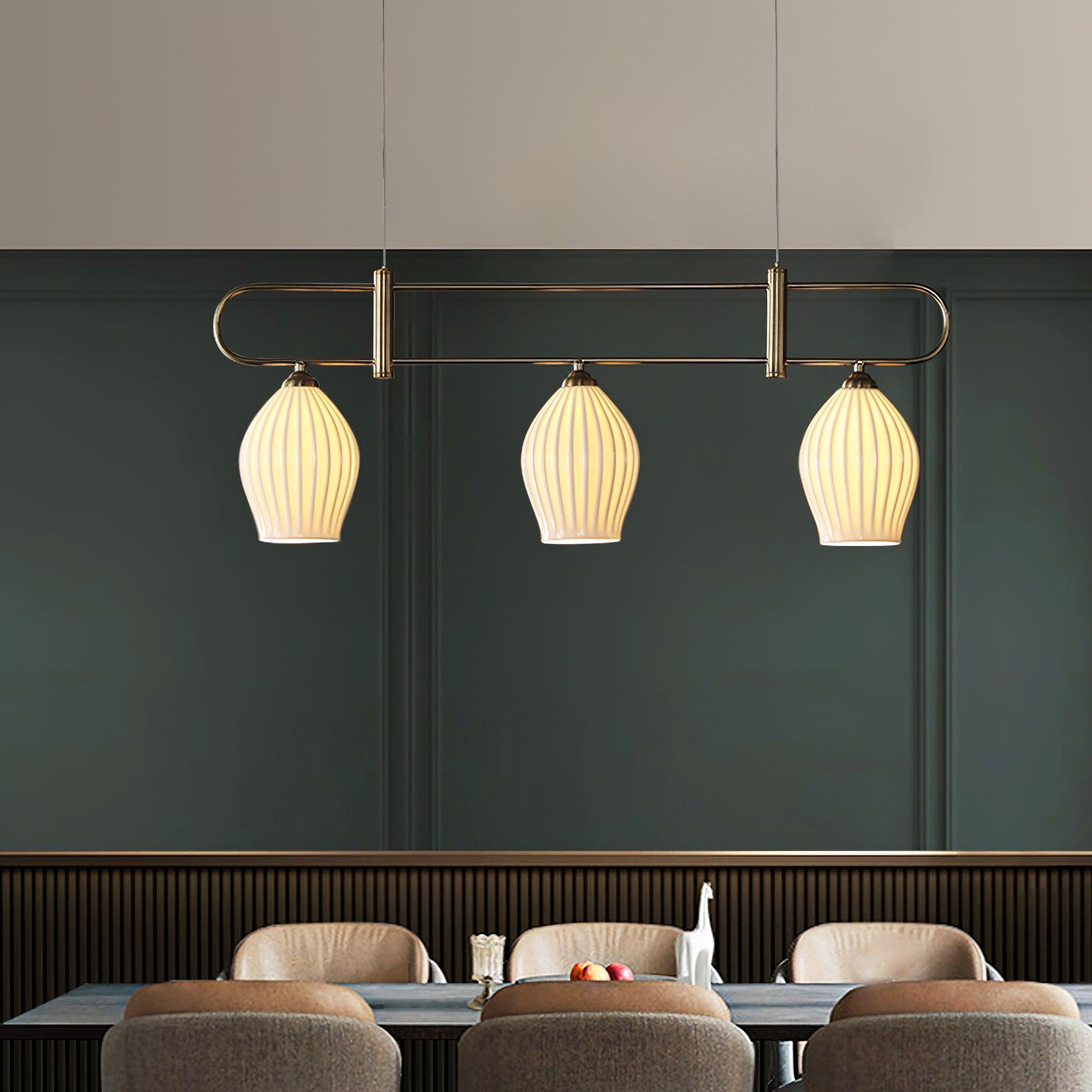 Arlirir Moderne Minimalistische Kunst-Keramik-Pendelleuchte-Letslighting