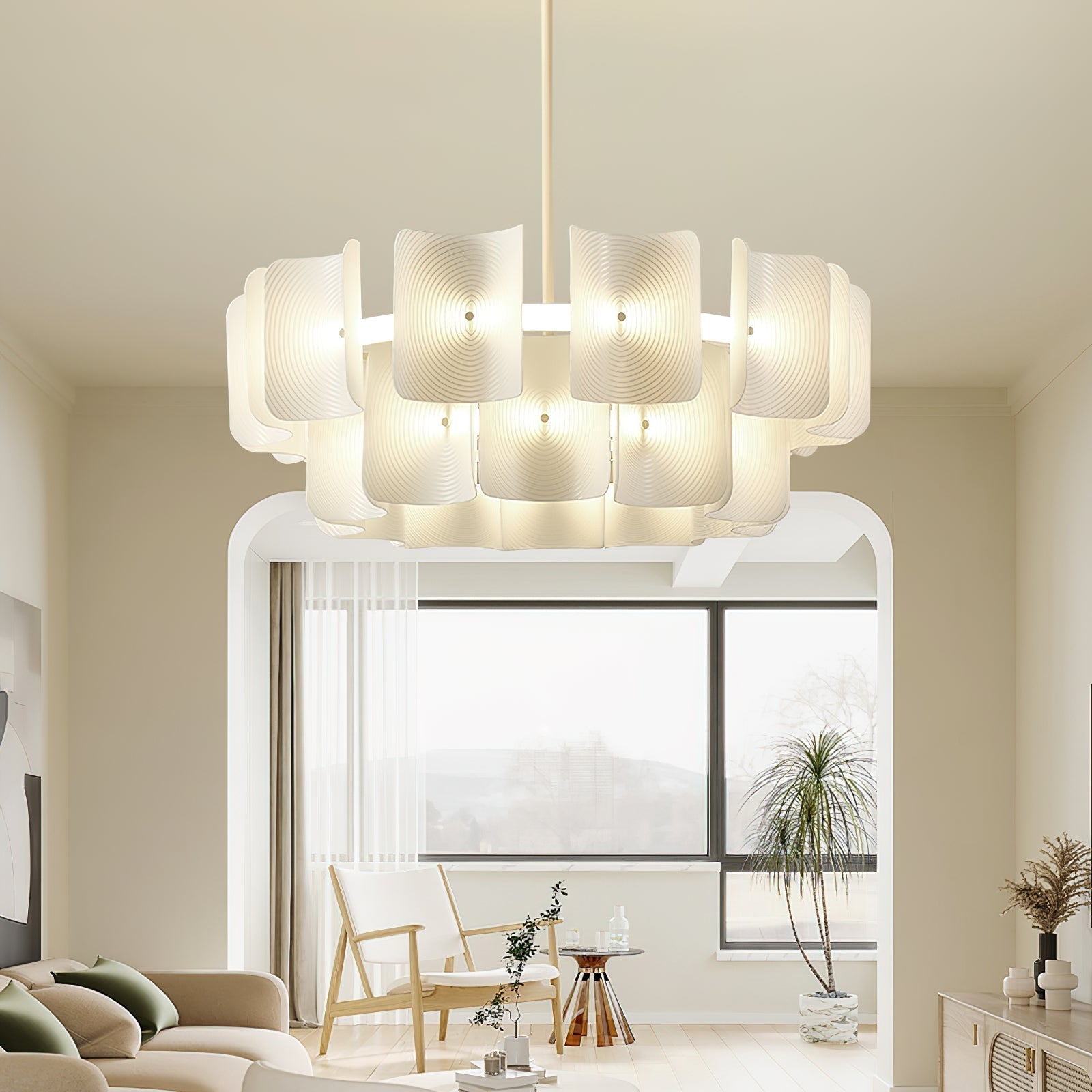 Aurora Kronleuchter Fingerprint LED-Letslighting