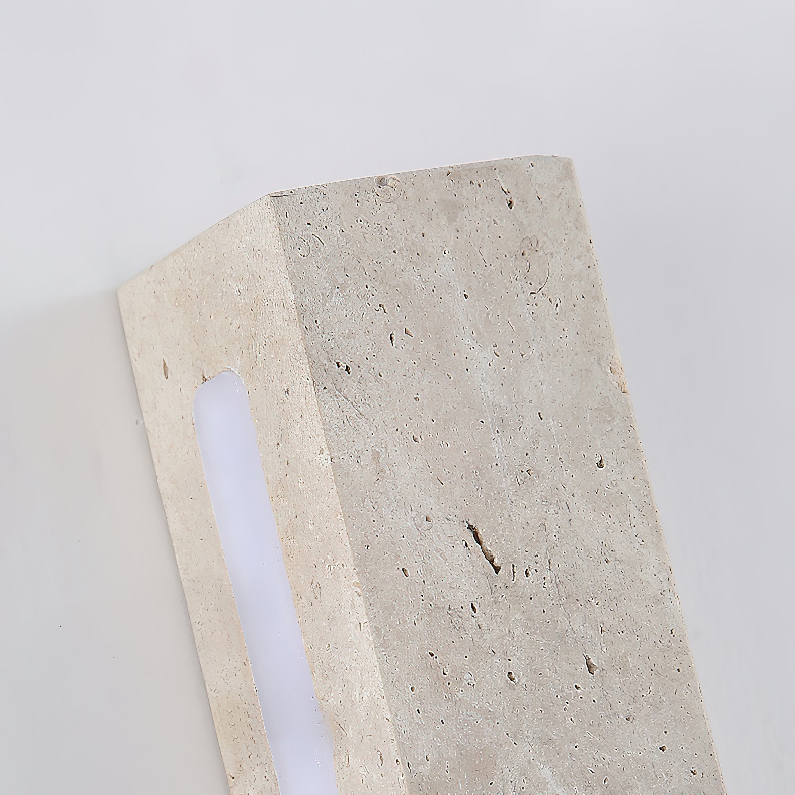 Eurdora Modern Minimalist Travertine Wall Lamp - Letslighting