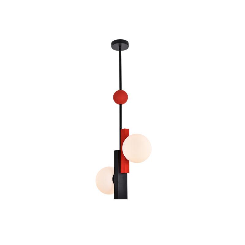 Solara Pendelleuchte Doppelkugel Linear Geometrisch-Letslighting