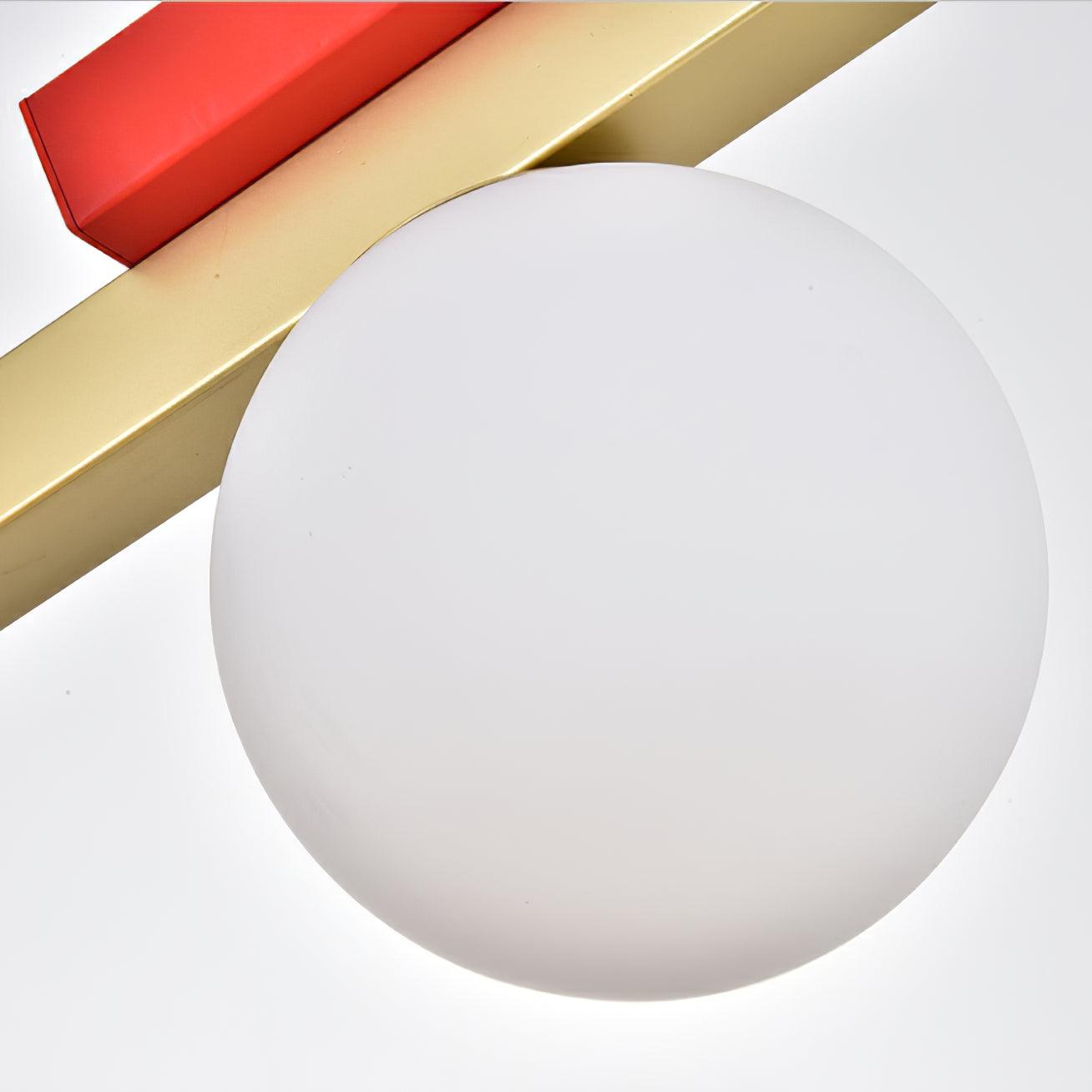 Solara Pendelleuchte Doppelkugel Linear Geometrisch-Letslighting