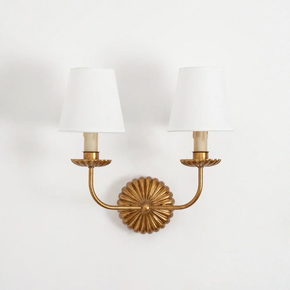 Axiom Wandleuchte Gold Vintage Industrial-Letslighting