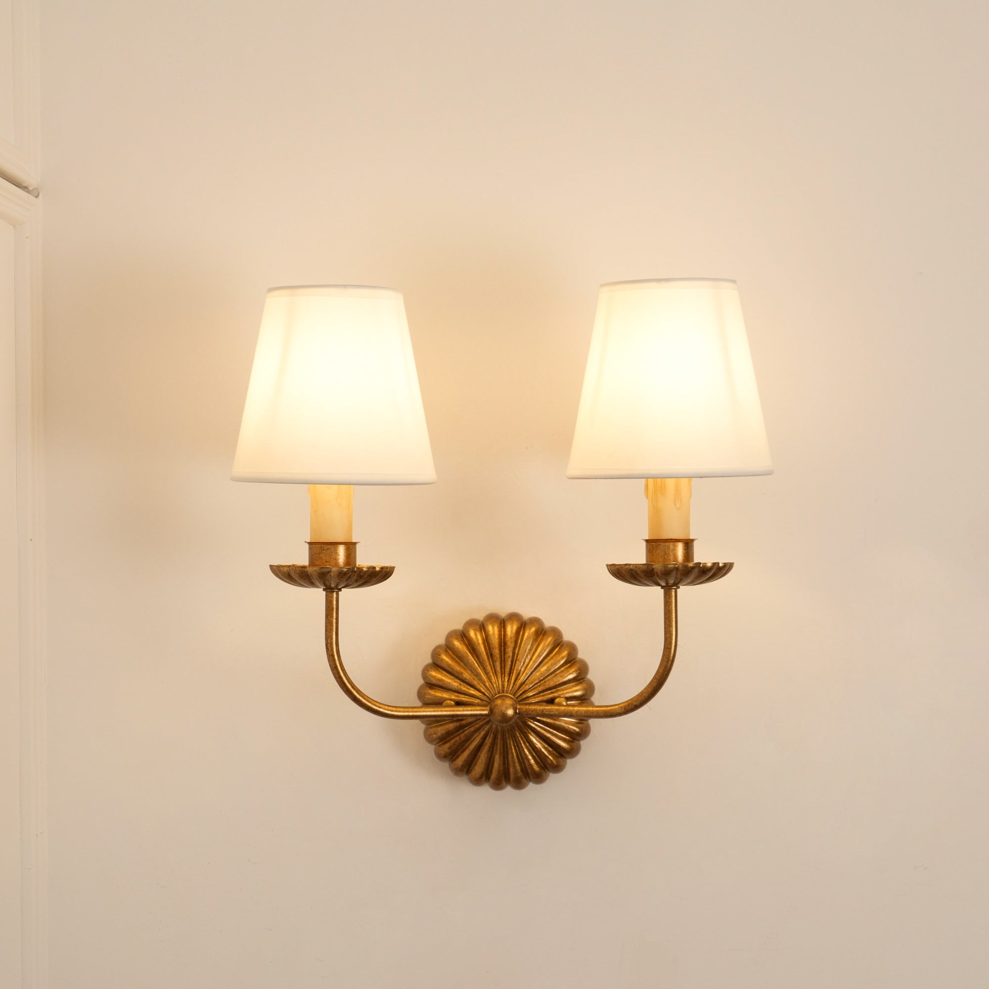 Axiom Wandleuchte Gold Vintage Industrial-Letslighting