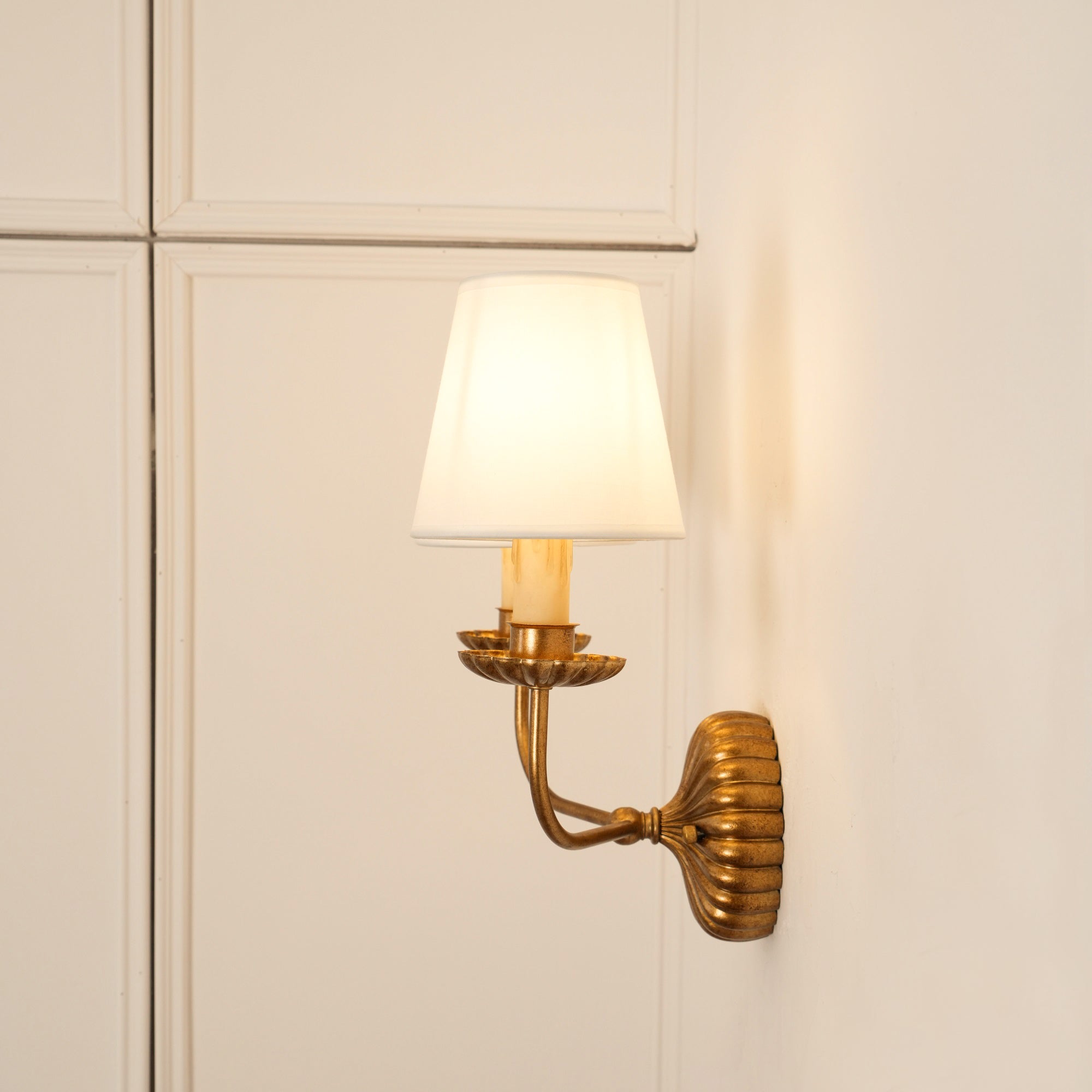 Axiom Wandleuchte Gold Vintage Industrial-Letslighting