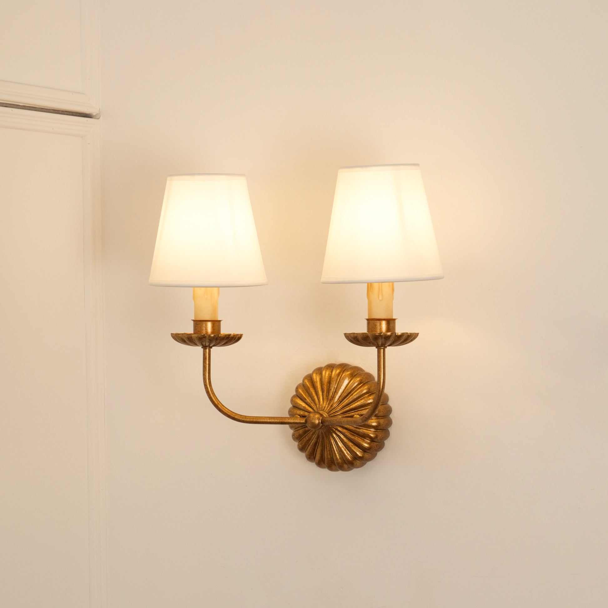 Axiom Wandleuchte Gold Vintage Industrial-Letslighting