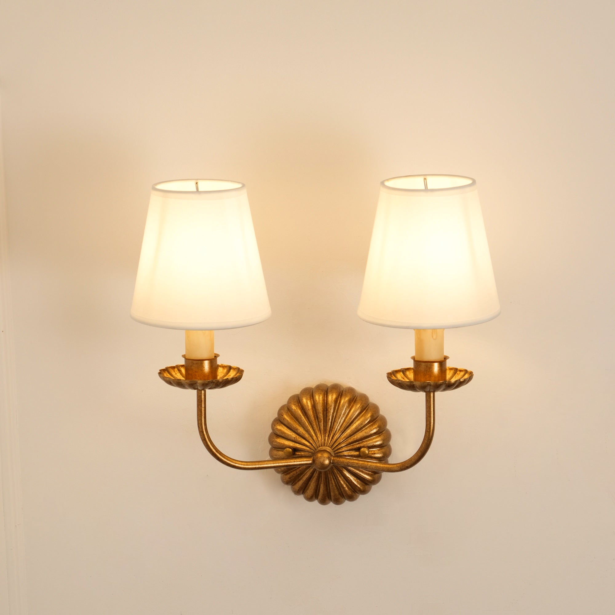 Axiom Wandleuchte Gold Vintage Industrial-Letslighting