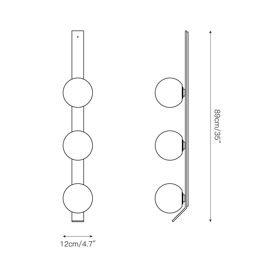 Fizi Glas Modern Minimalistisch Wandleuchte-Letslighting