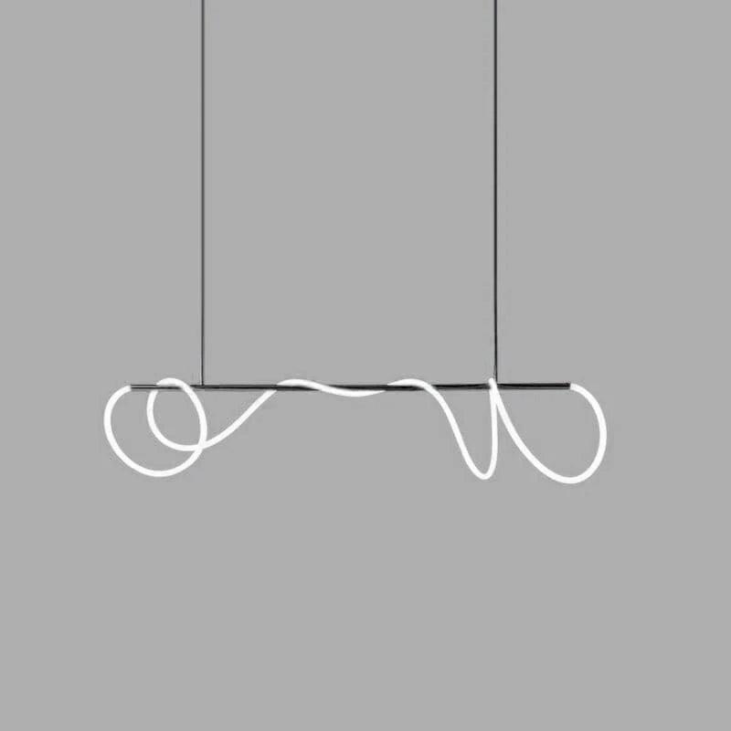 Lustra Kronleuchter Flexibles Silikon Kurve Modern Elegant-Letslighting