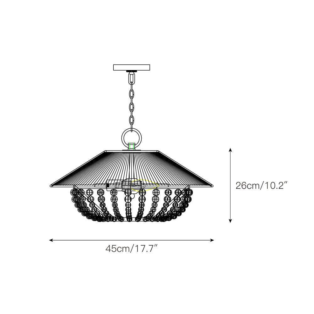 Elmarion Eleganz Natur Landhaus Holz Pendelleuchte-Letslighting