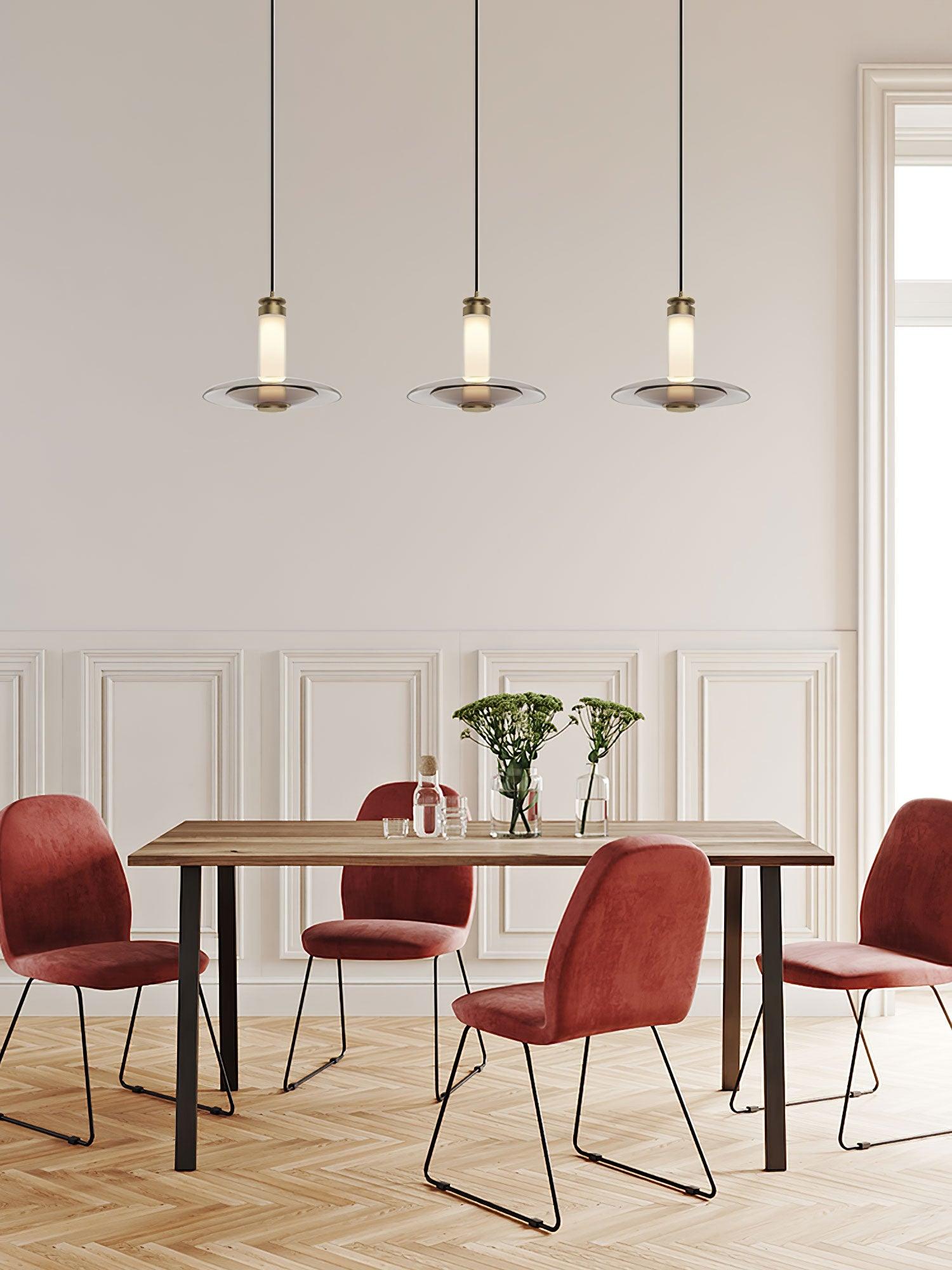Oryxa Glas Pendelleuchte Futuristisch-Letslighting