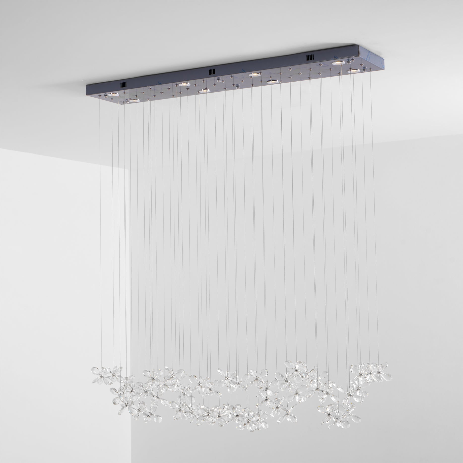 Lustra Kronleuchter Kristall Schmetterling Blumen Cluster-Letslighting
