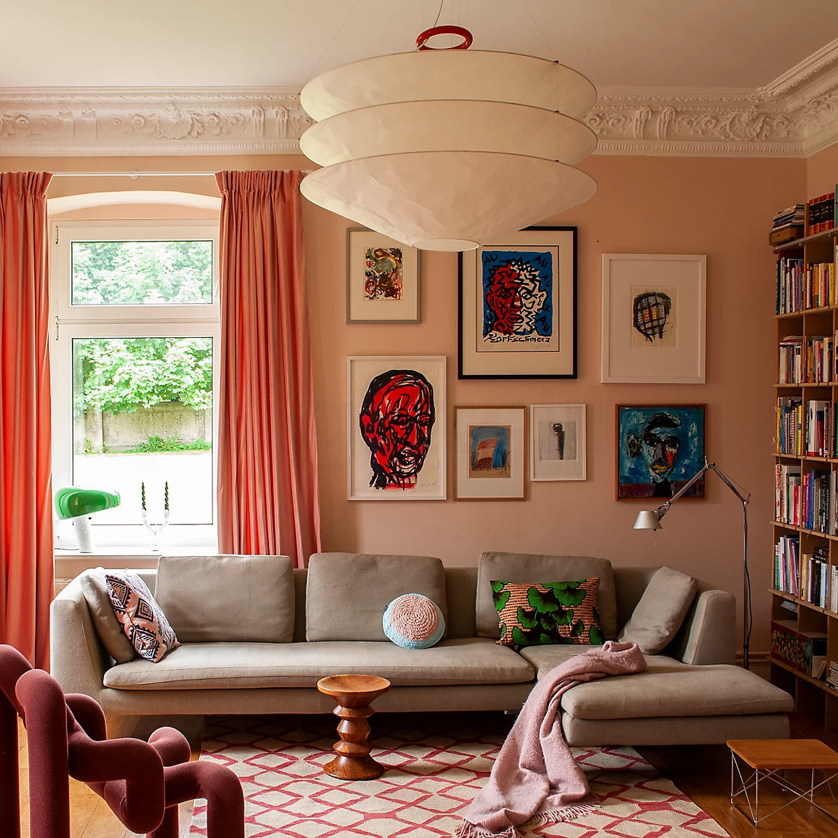 Zomarion Individual Creativity Paper Metal Pendant Light - Letslighting