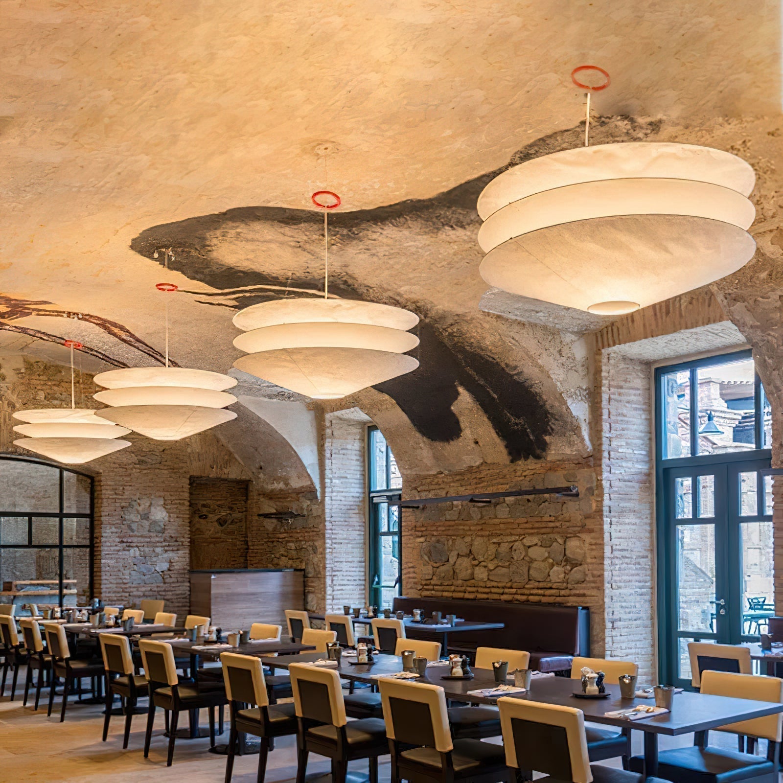 Zomarion Individual Creativity Paper Metal Pendant Light - Letslighting