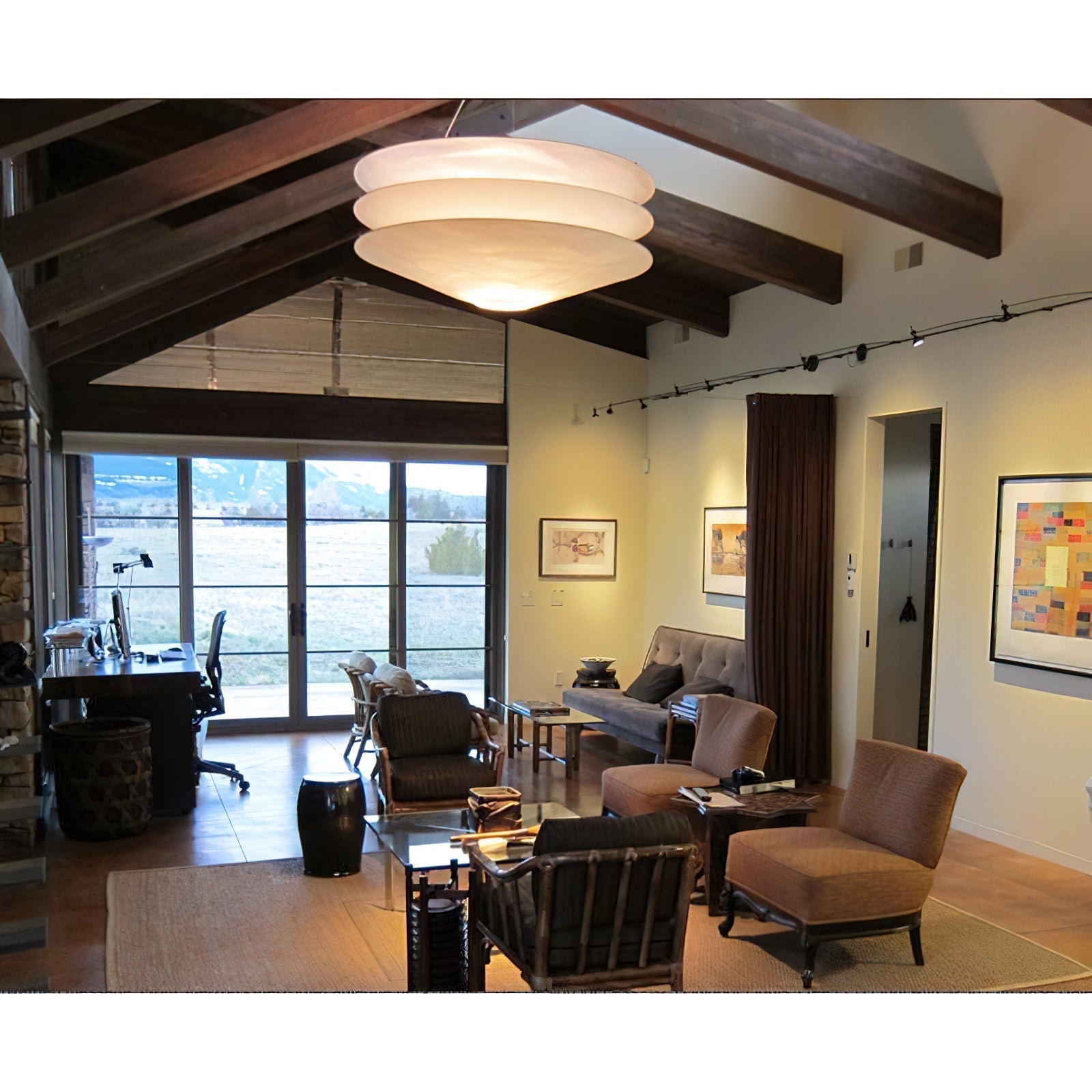 Zomarion Individual Creativity Paper Metal Pendant Light - Letslighting