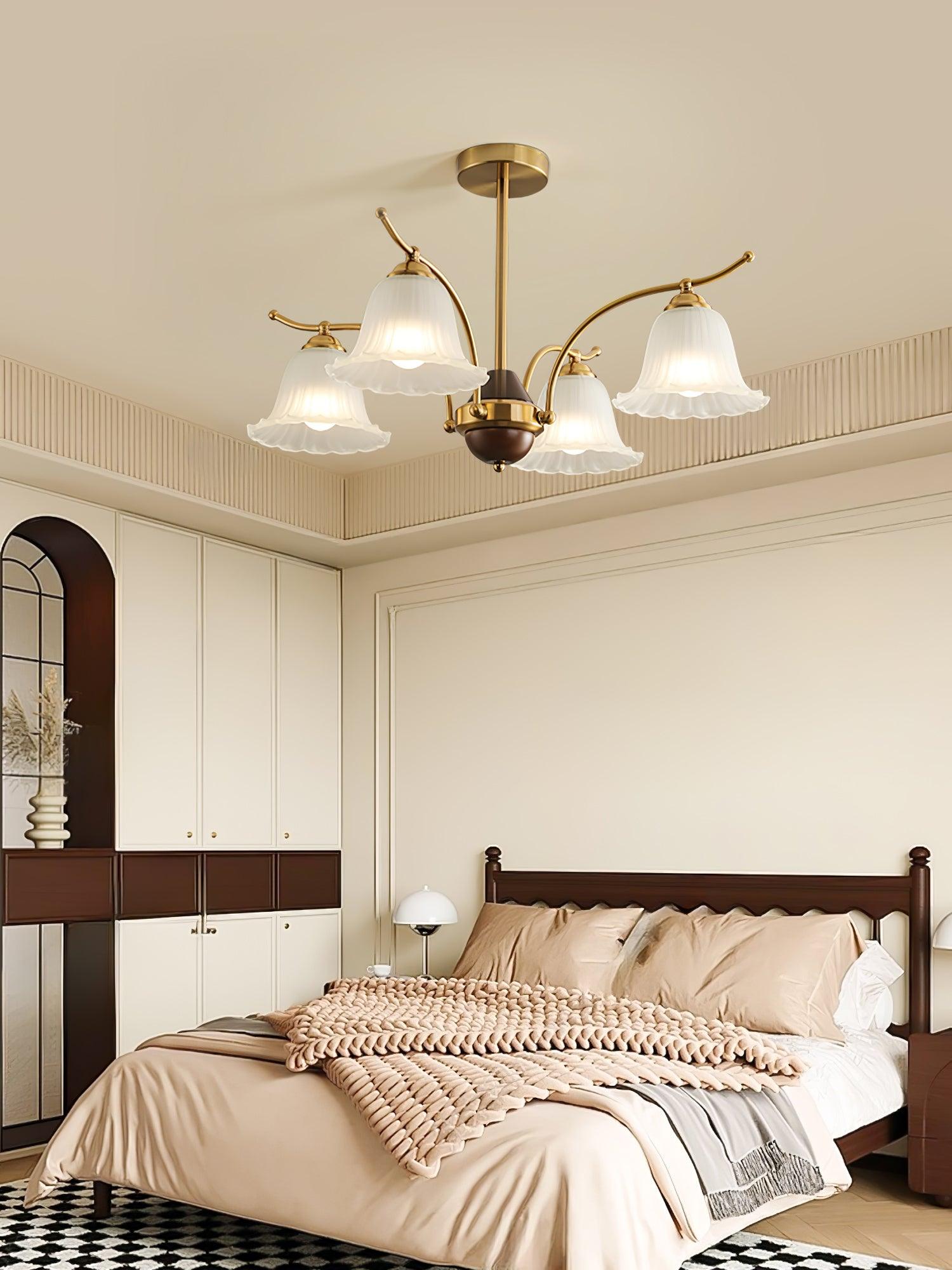 Civinora Brass Alabaster Chandelier - Neutralighting